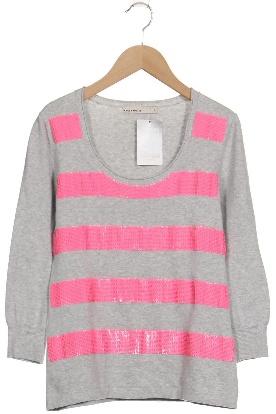 

Karen Millen Damen Pullover, grau, Gr. 2