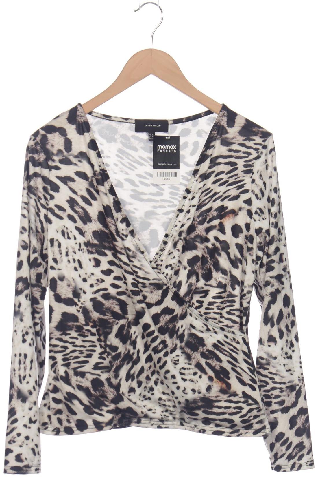 

Karen Millen Damen Langarmshirt, grau, Gr. 44