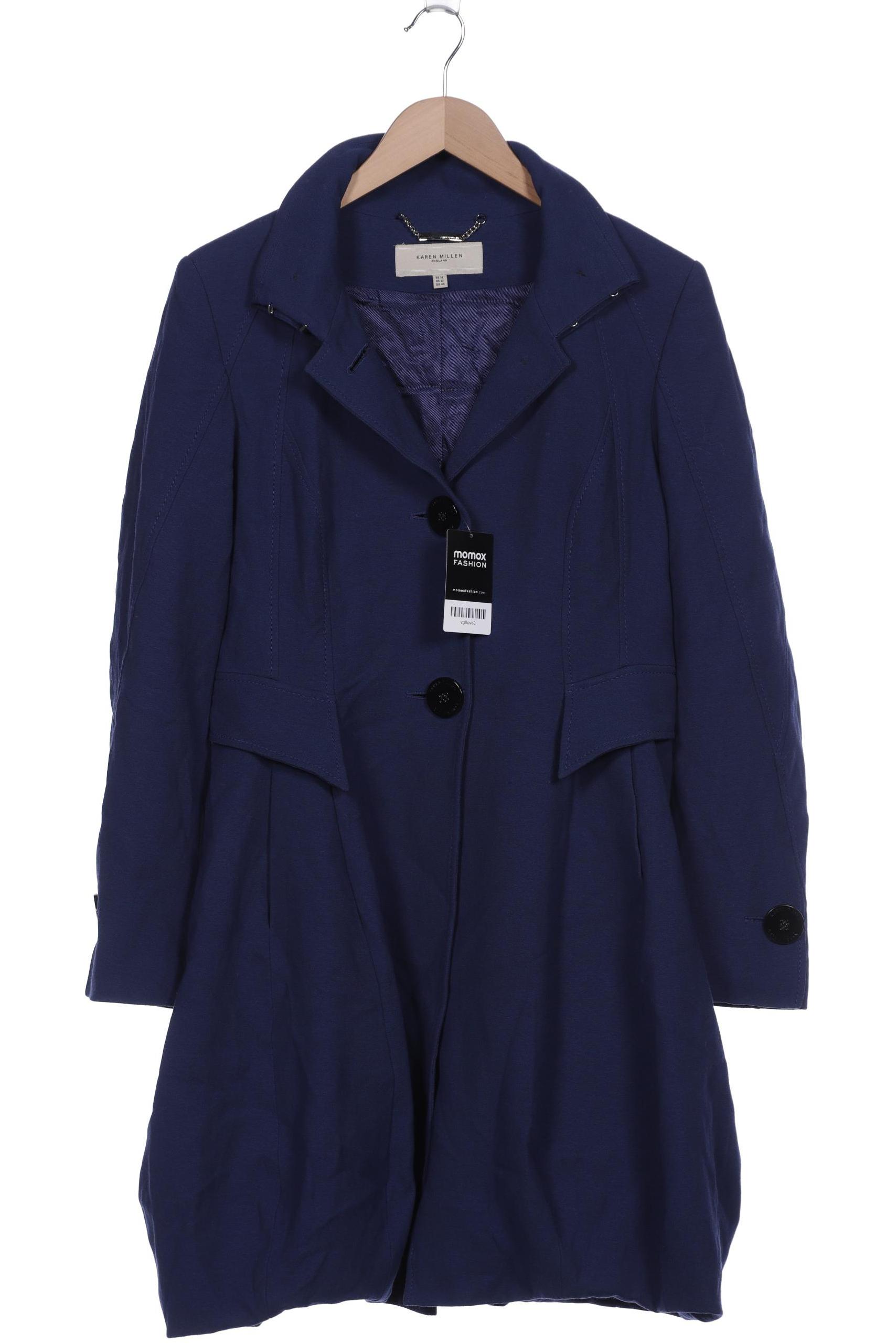 

Karen Millen Damen Mantel, blau, Gr. 44