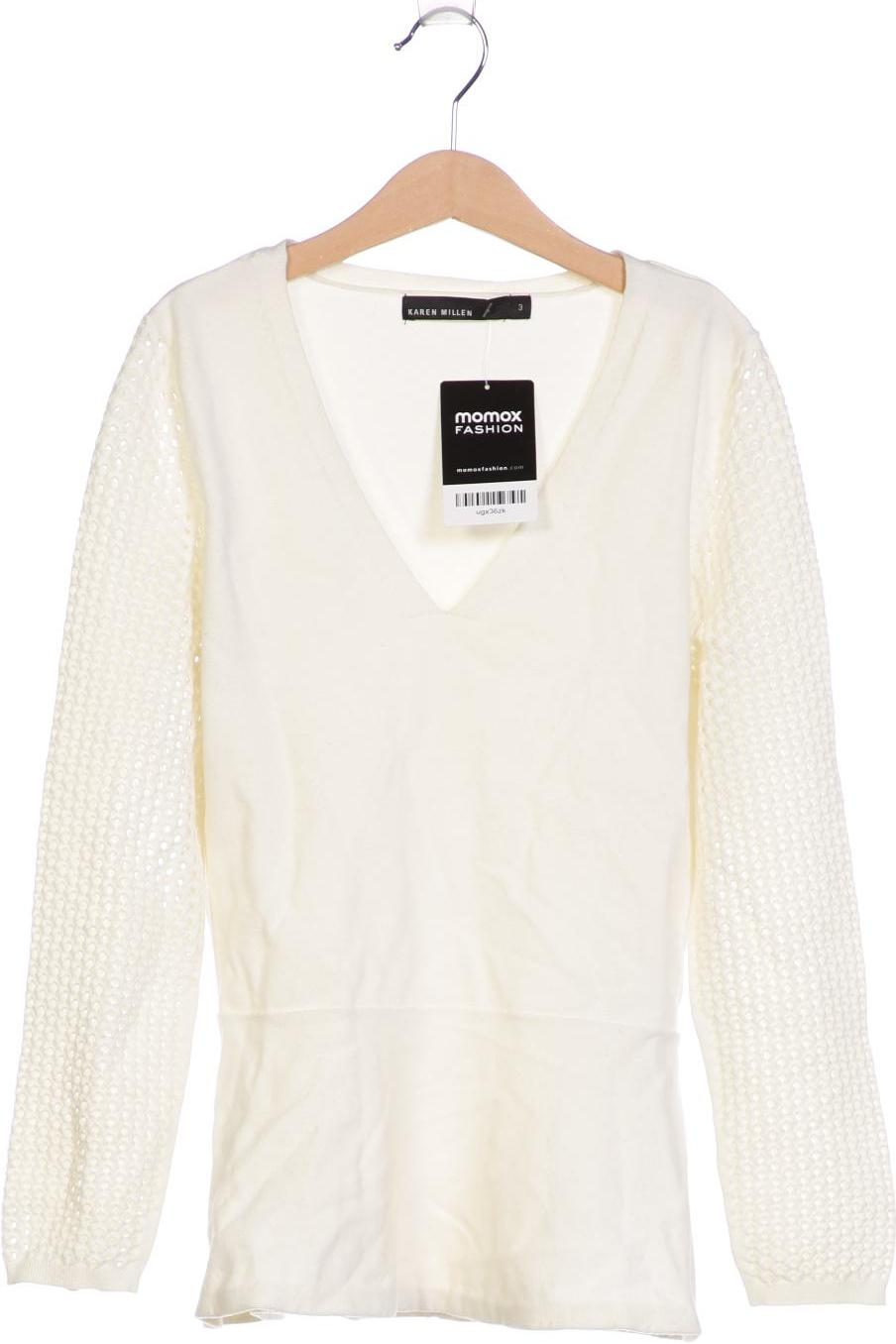 

Karen Millen Damen Pullover, cremeweiß, Gr. 34