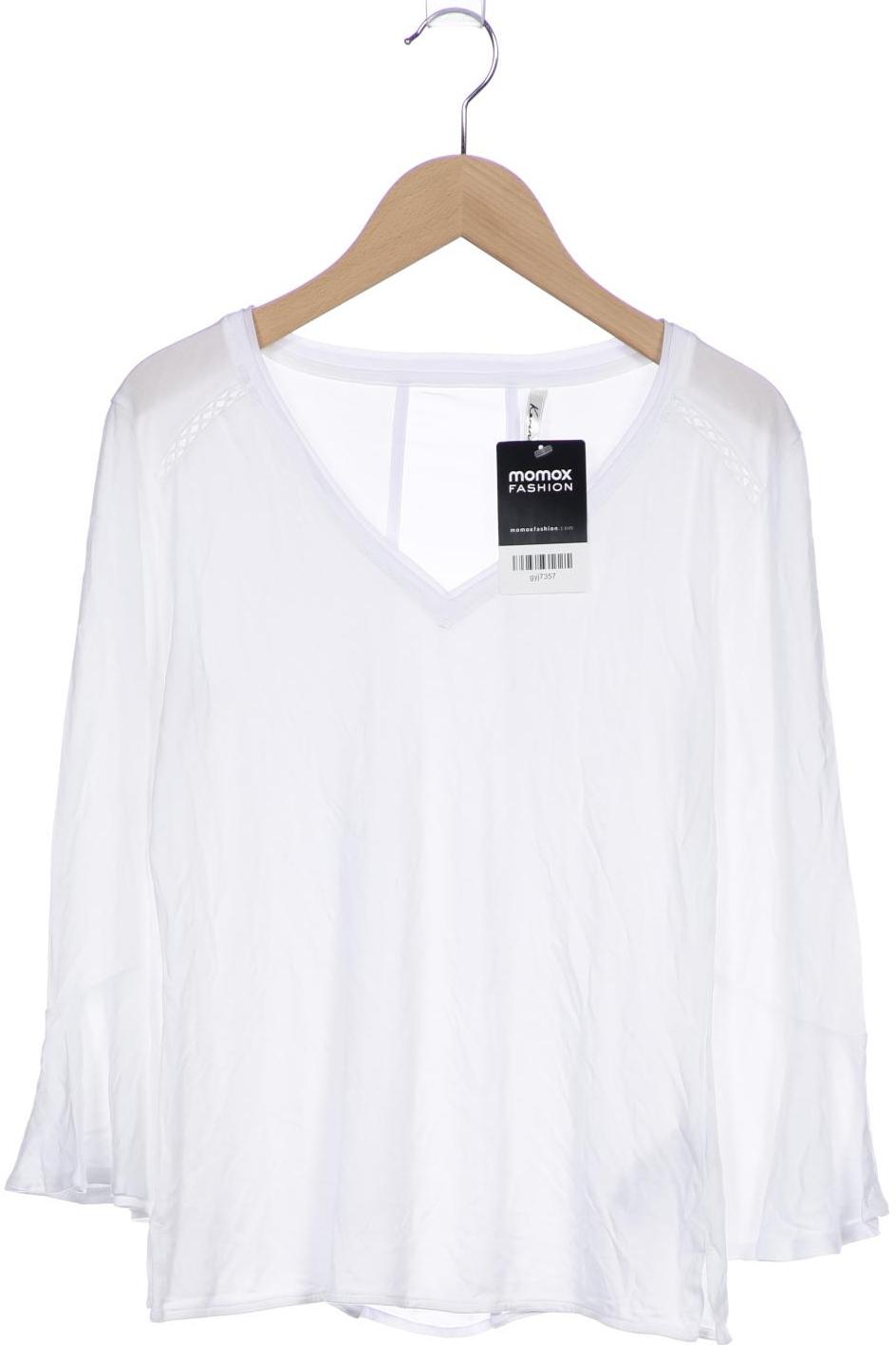 

Karen Millen Damen Langarmshirt, weiß, Gr. 38