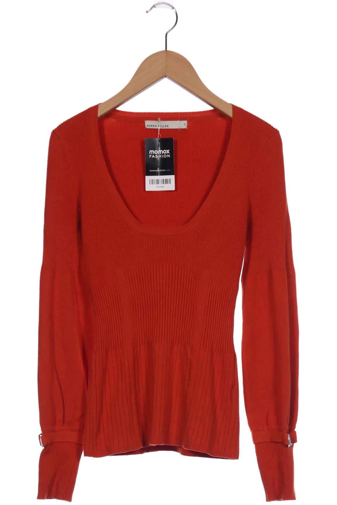 

Karen Millen Damen Pullover, orange, Gr. 2