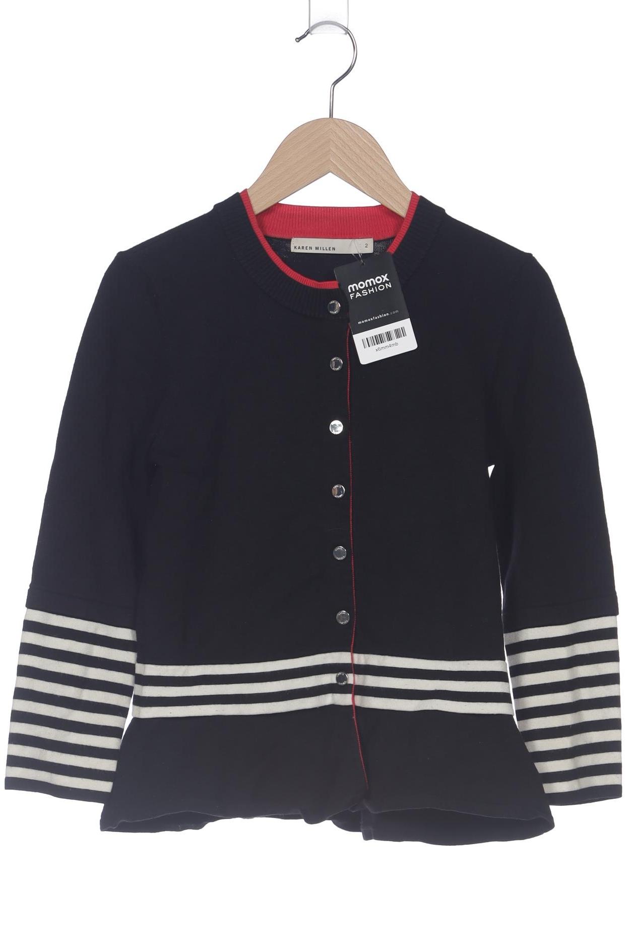 

Karen Millen Damen Strickjacke, schwarz, Gr. 2