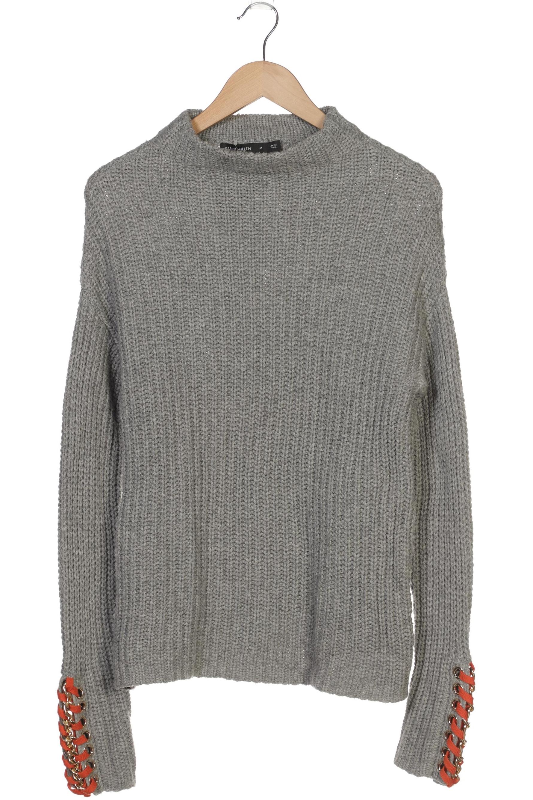 

Karen Millen Damen Pullover, grau, Gr. 38