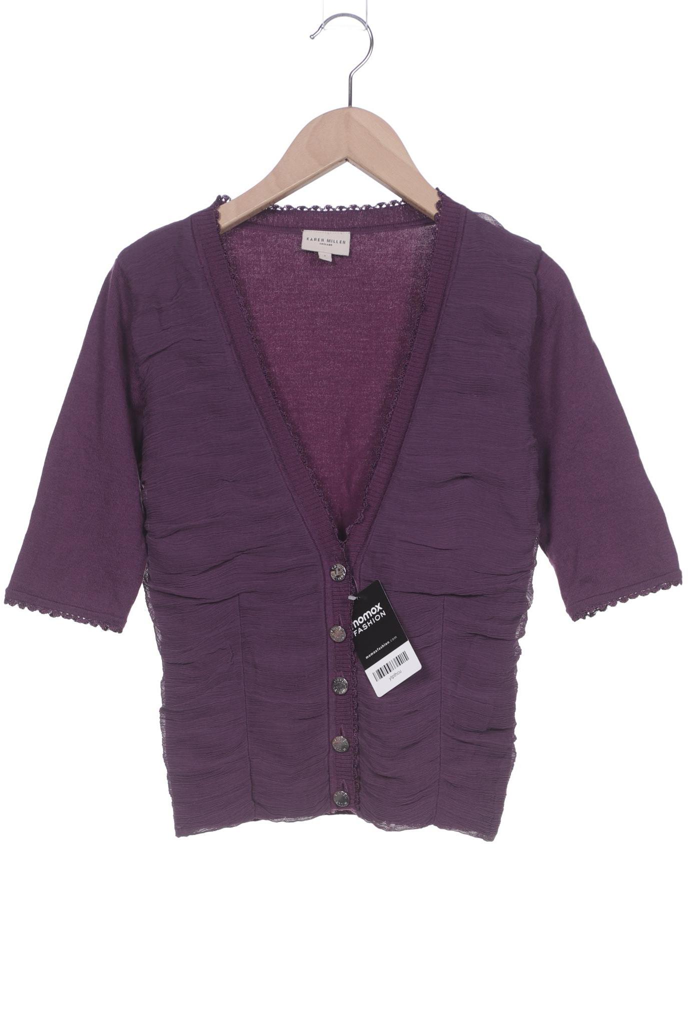 

Karen Millen Damen Strickjacke, flieder, Gr. 2