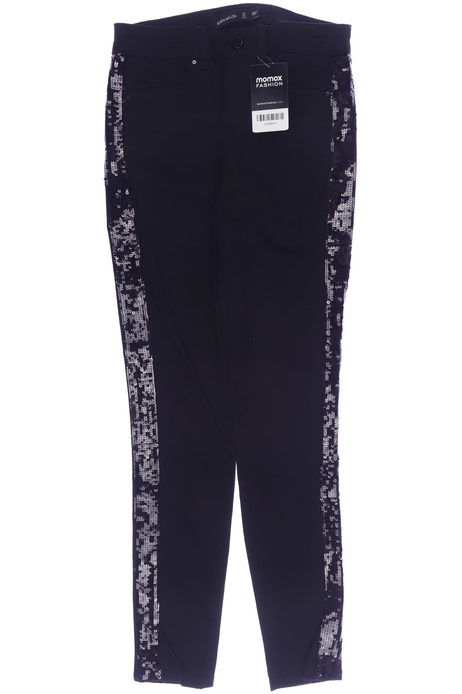 

Karen Millen Damen Stoffhose, schwarz, Gr. 36