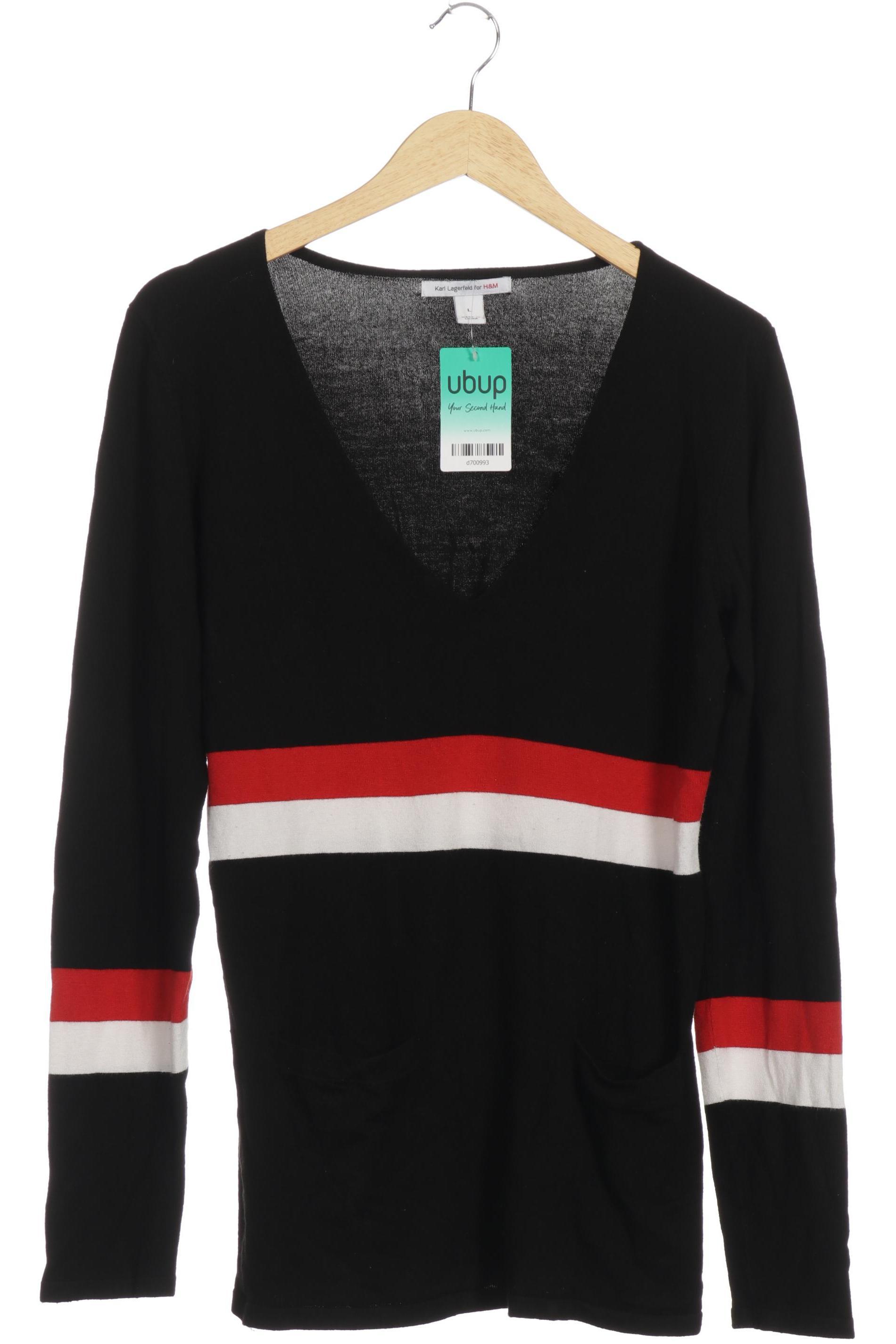 

Karl Lagerfeld by H&M Damen Pullover, schwarz, Gr.