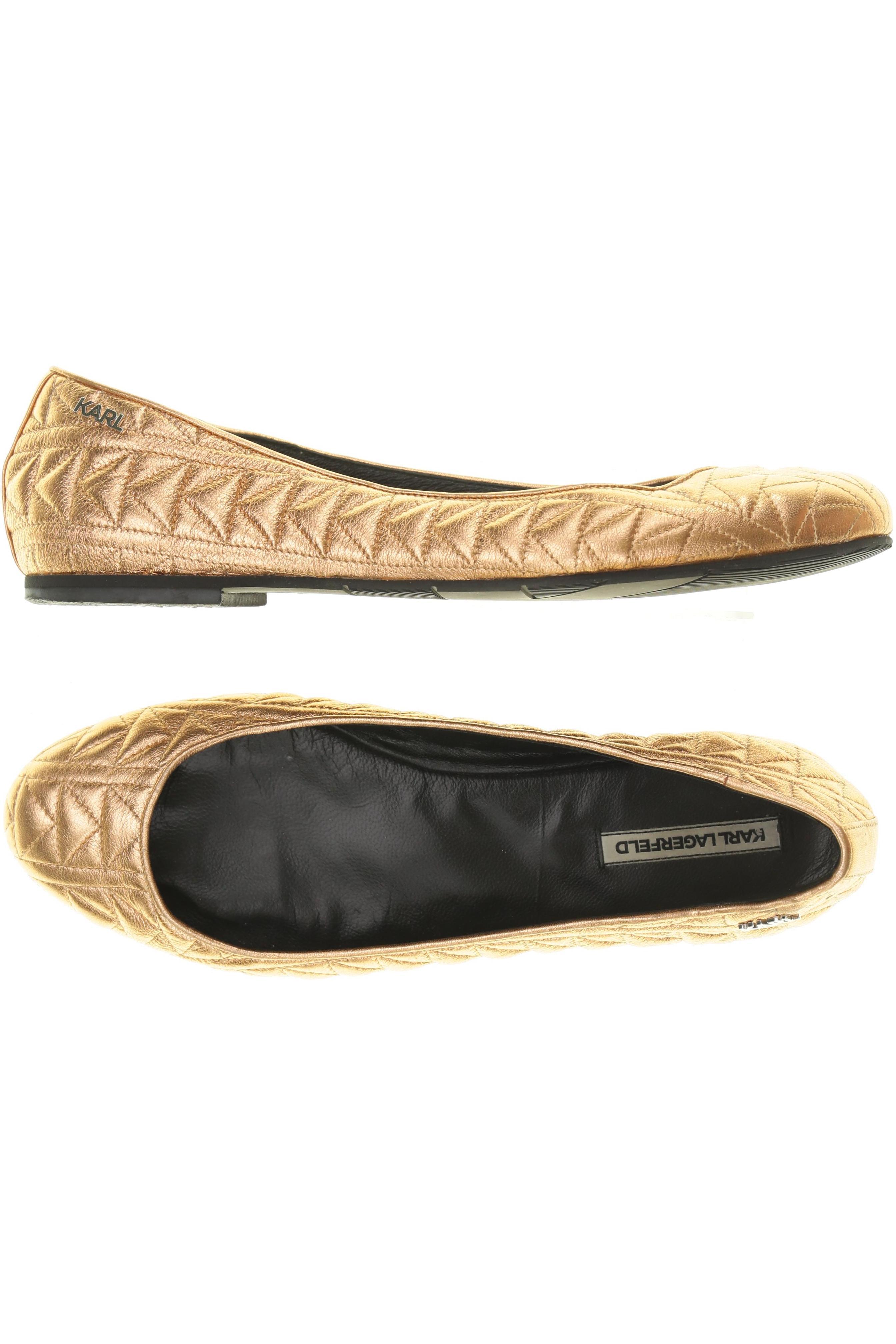 

Karl by Karl Lagerfeld Damen Ballerinas, orange, Gr. 38