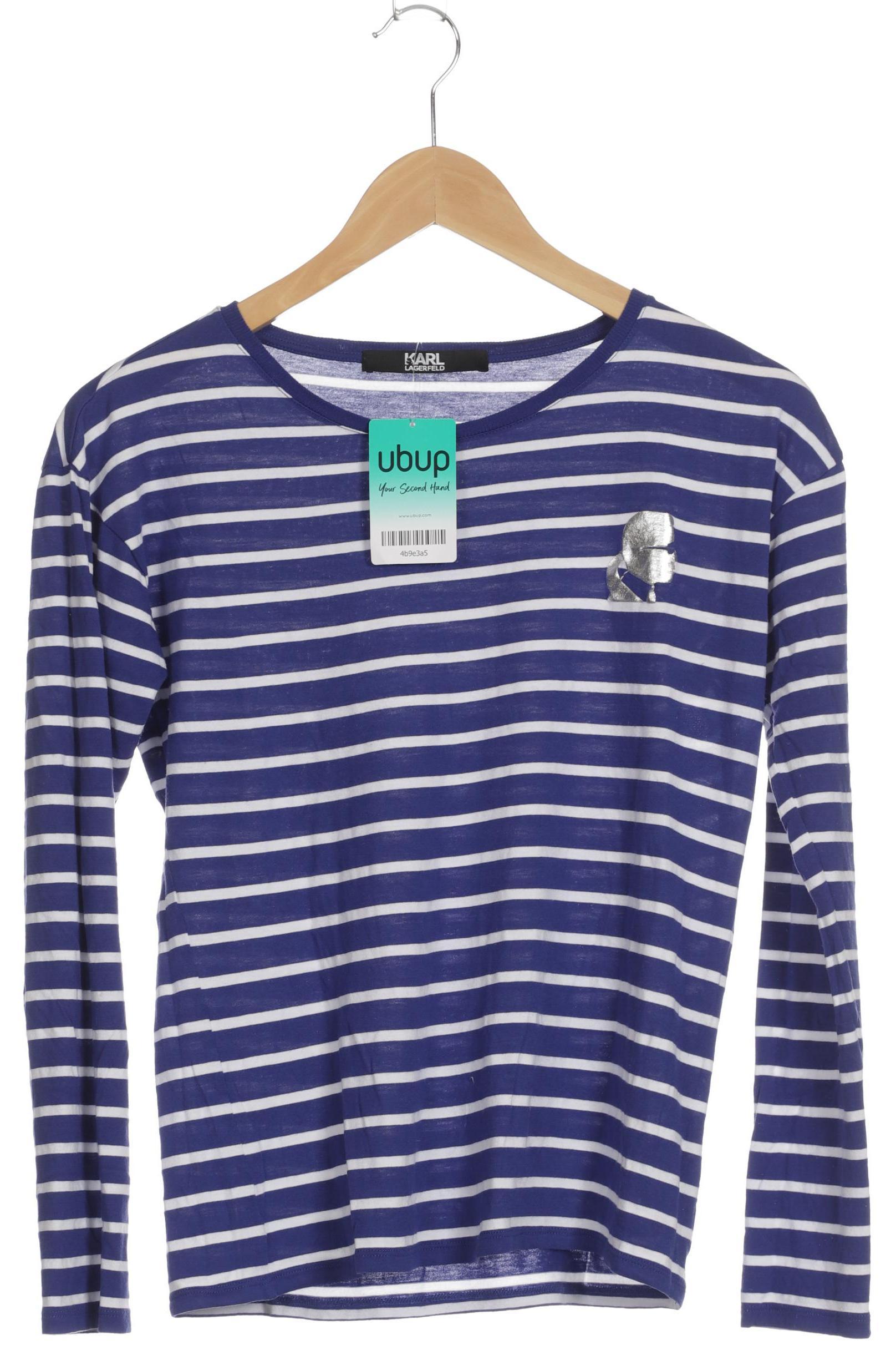 

Karl by Karl Lagerfeld Damen Langarmshirt, blau, Gr.