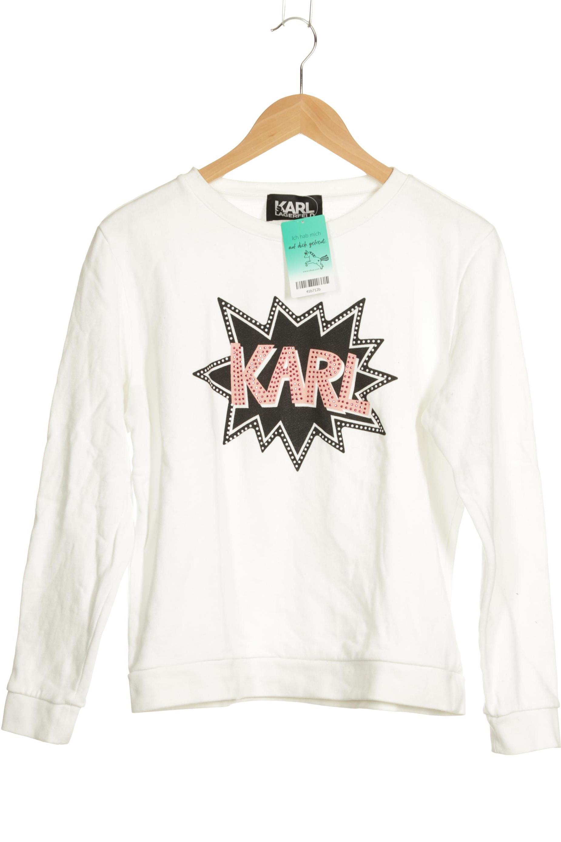 

Karl by Karl Lagerfeld Damen Sweatshirt, weiß, Gr.