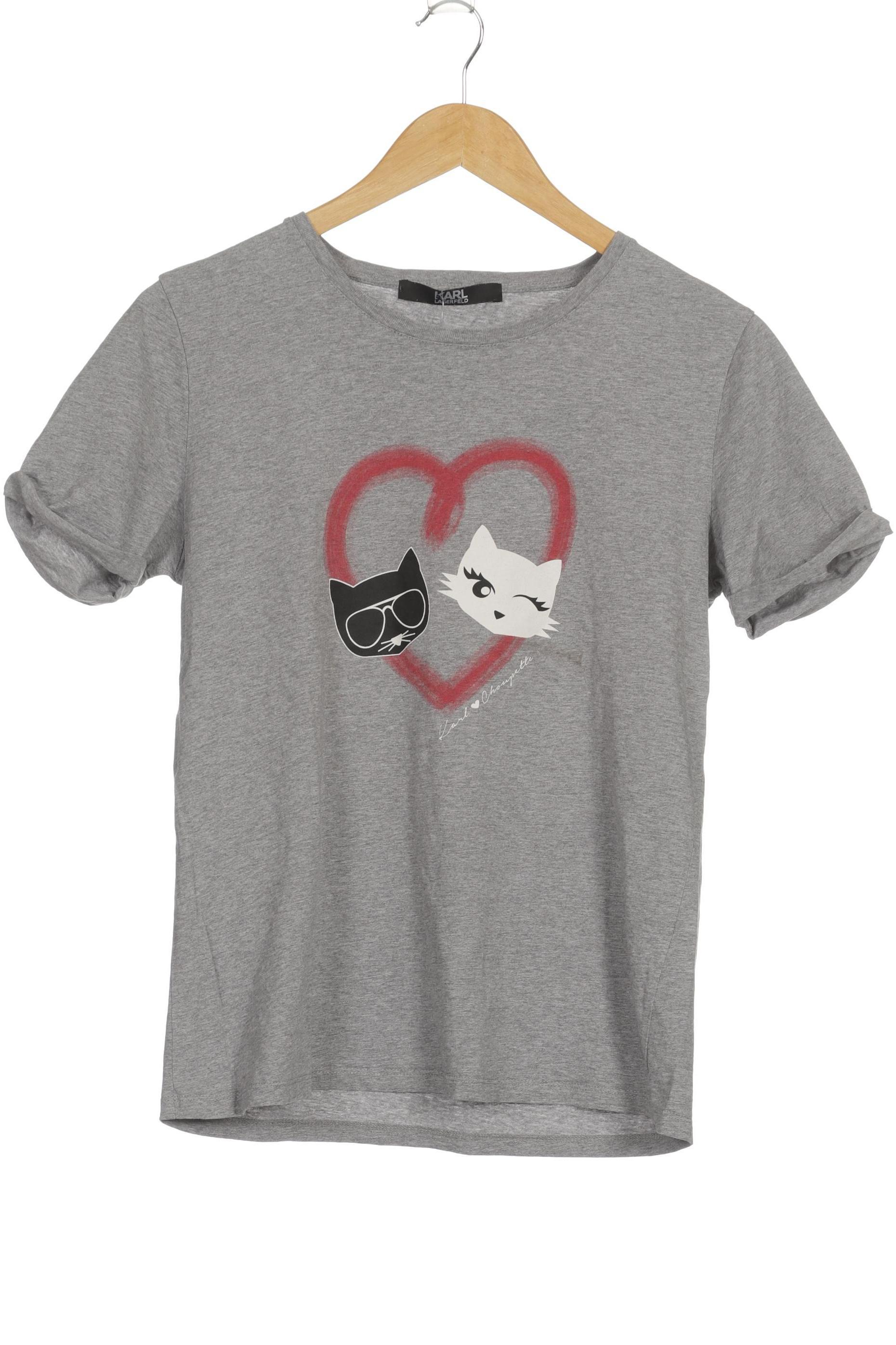 

Karl by Karl Lagerfeld Damen T-Shirt, grau, Gr.