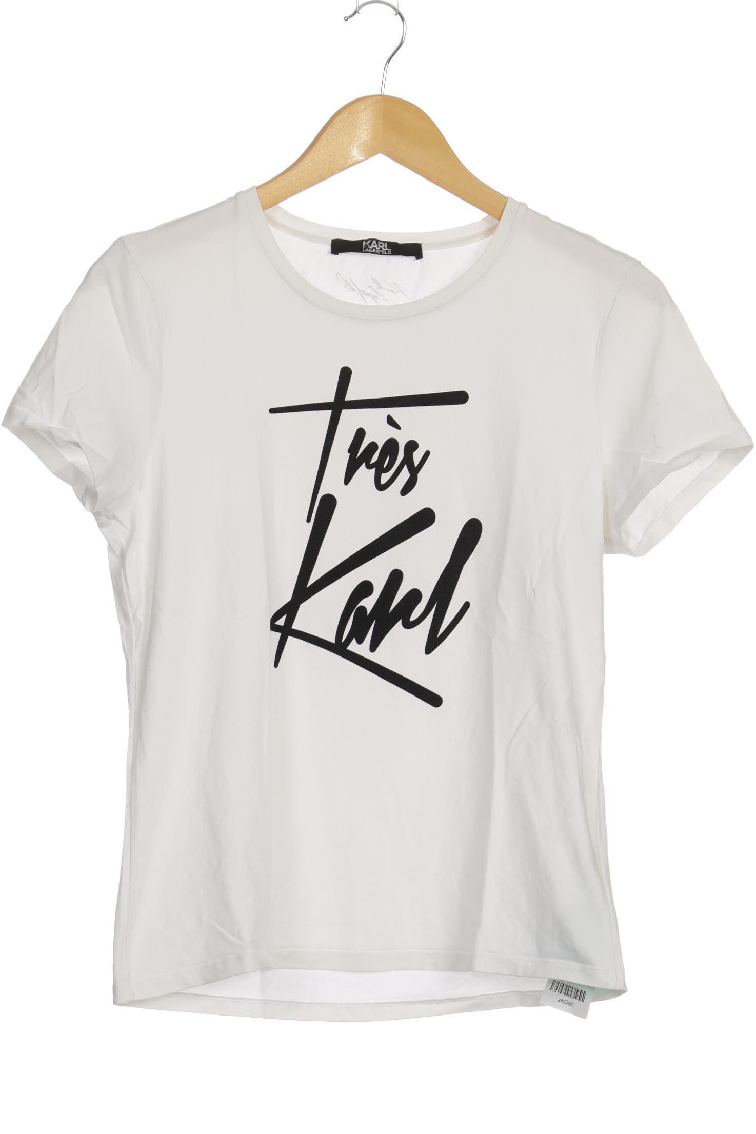 

Karl by Karl Lagerfeld Damen T-Shirt, weiß, Gr.