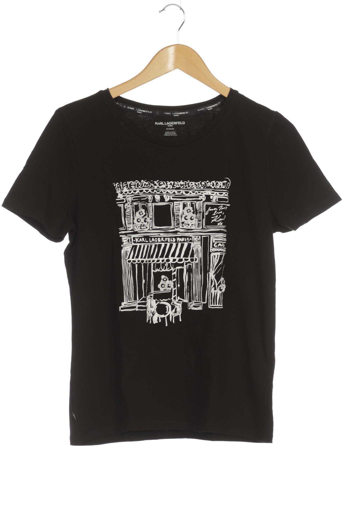

Karl Lagerfeld Damen T-Shirt, schwarz, Gr.