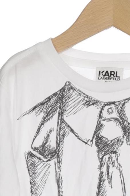 Thumbnail - Karl by Karl Lagerfeld Jungen Langarmshirt, weiß, Gr. 134