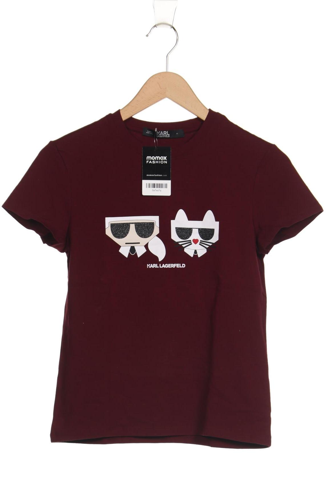 

Karl by Karl Lagerfeld Damen T-Shirt, bordeaux, Gr. 34