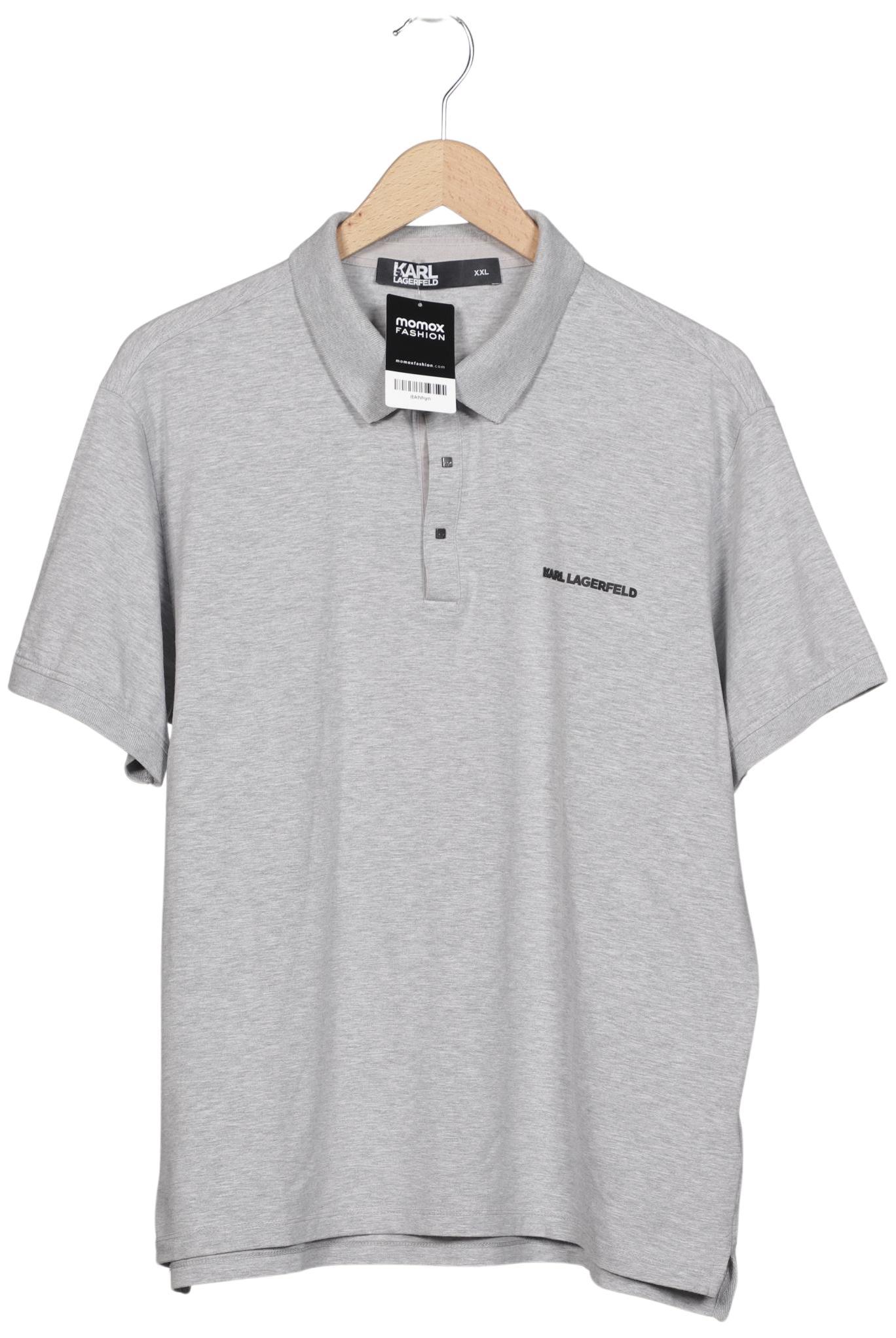 

Karl by Karl Lagerfeld Herren Poloshirt, grau, Gr. 56