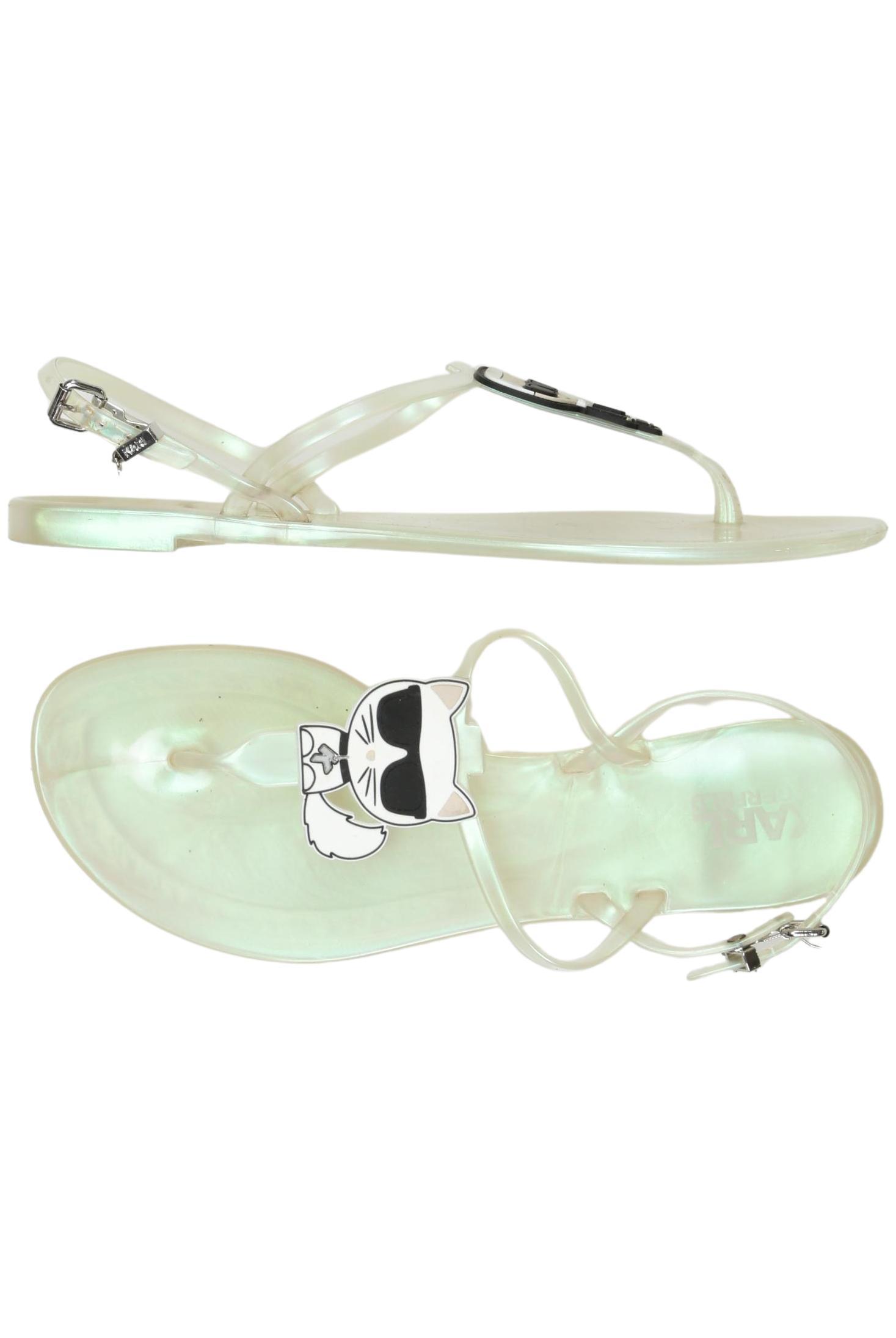 

Karl by Karl Lagerfeld Damen Sandale, grün, Gr. 40