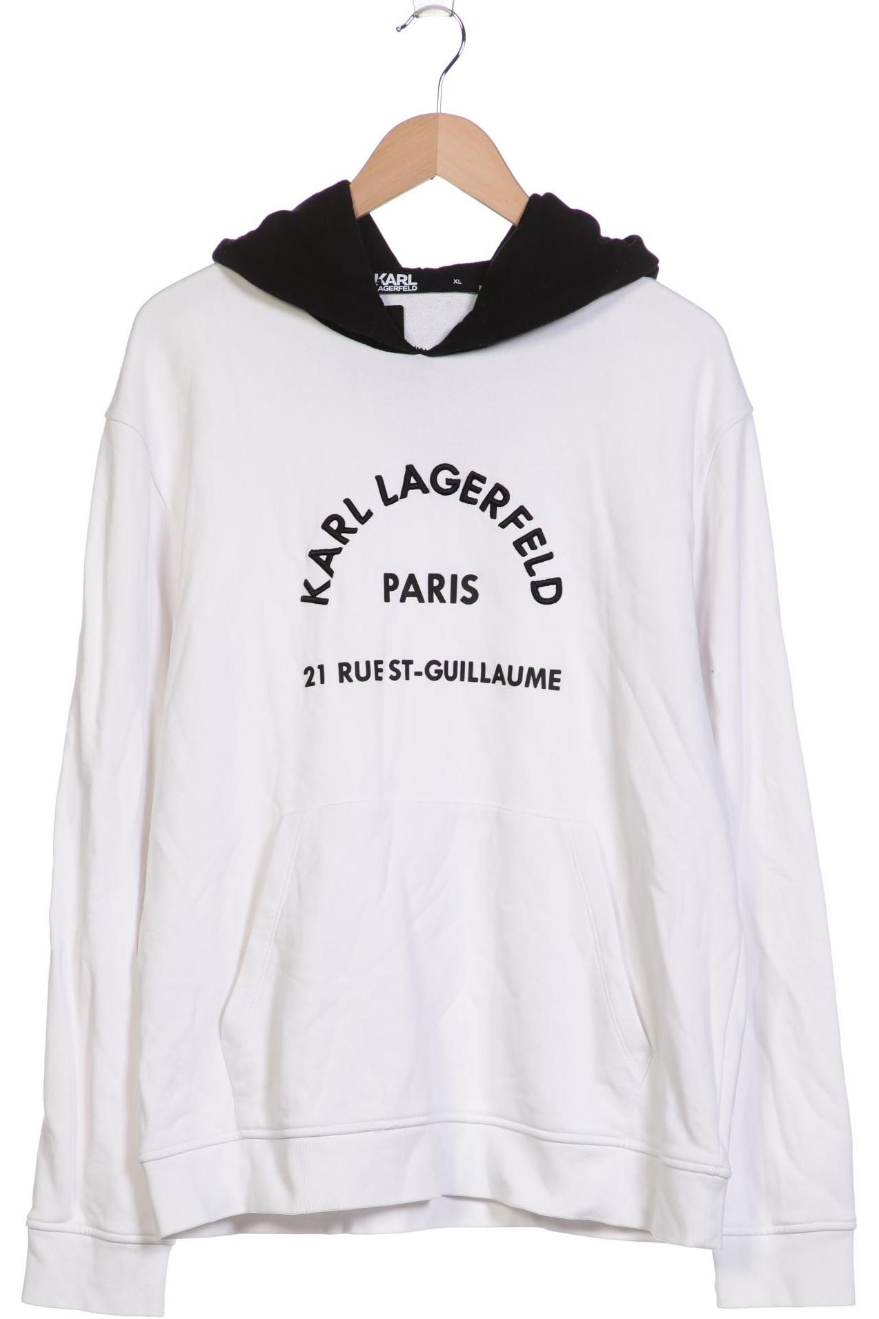 

Karl by Karl Lagerfeld Herren Kapuzenpullover, weiß, Gr. 54