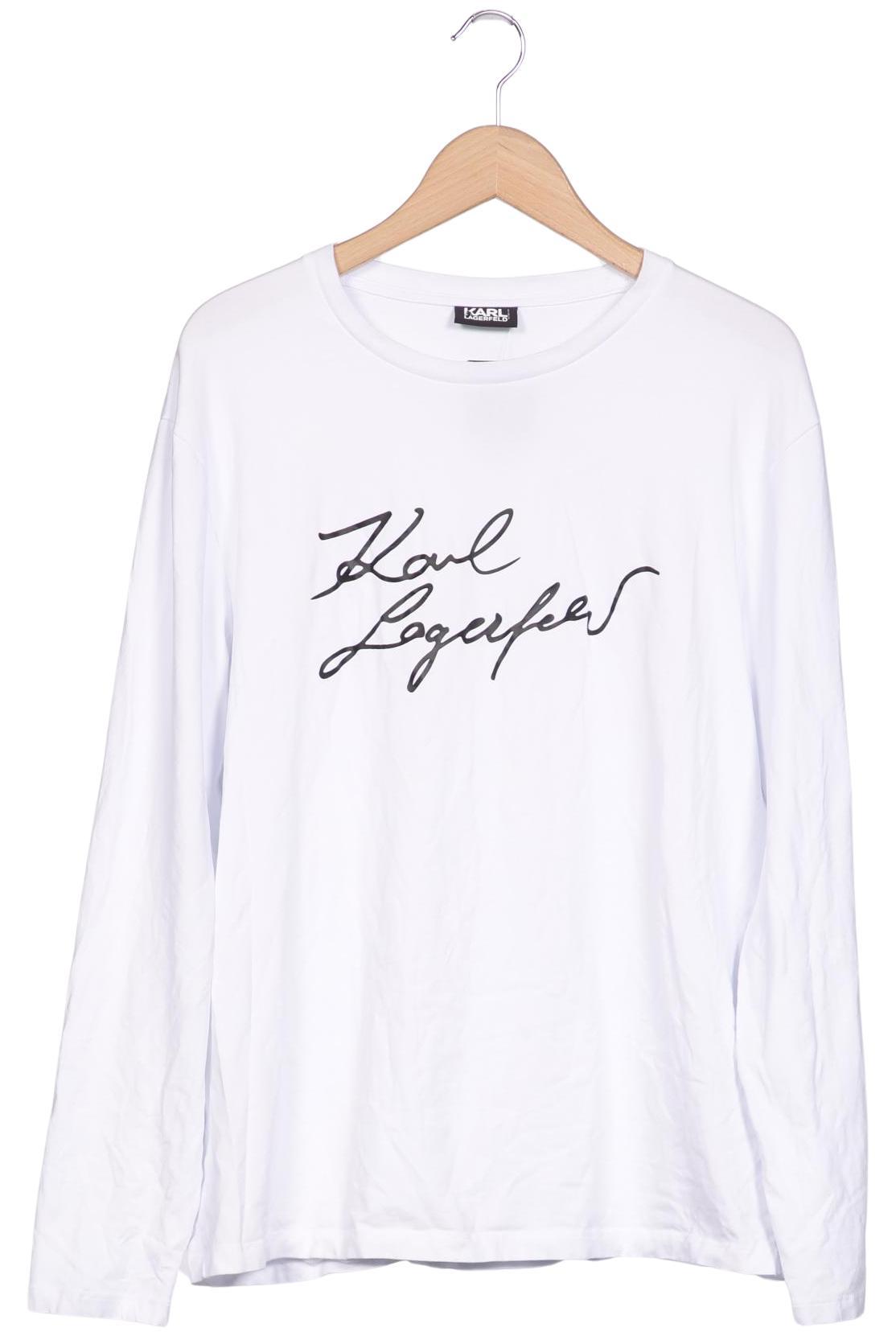 

Karl by Karl Lagerfeld Herren Langarmshirt, weiß, Gr. 54