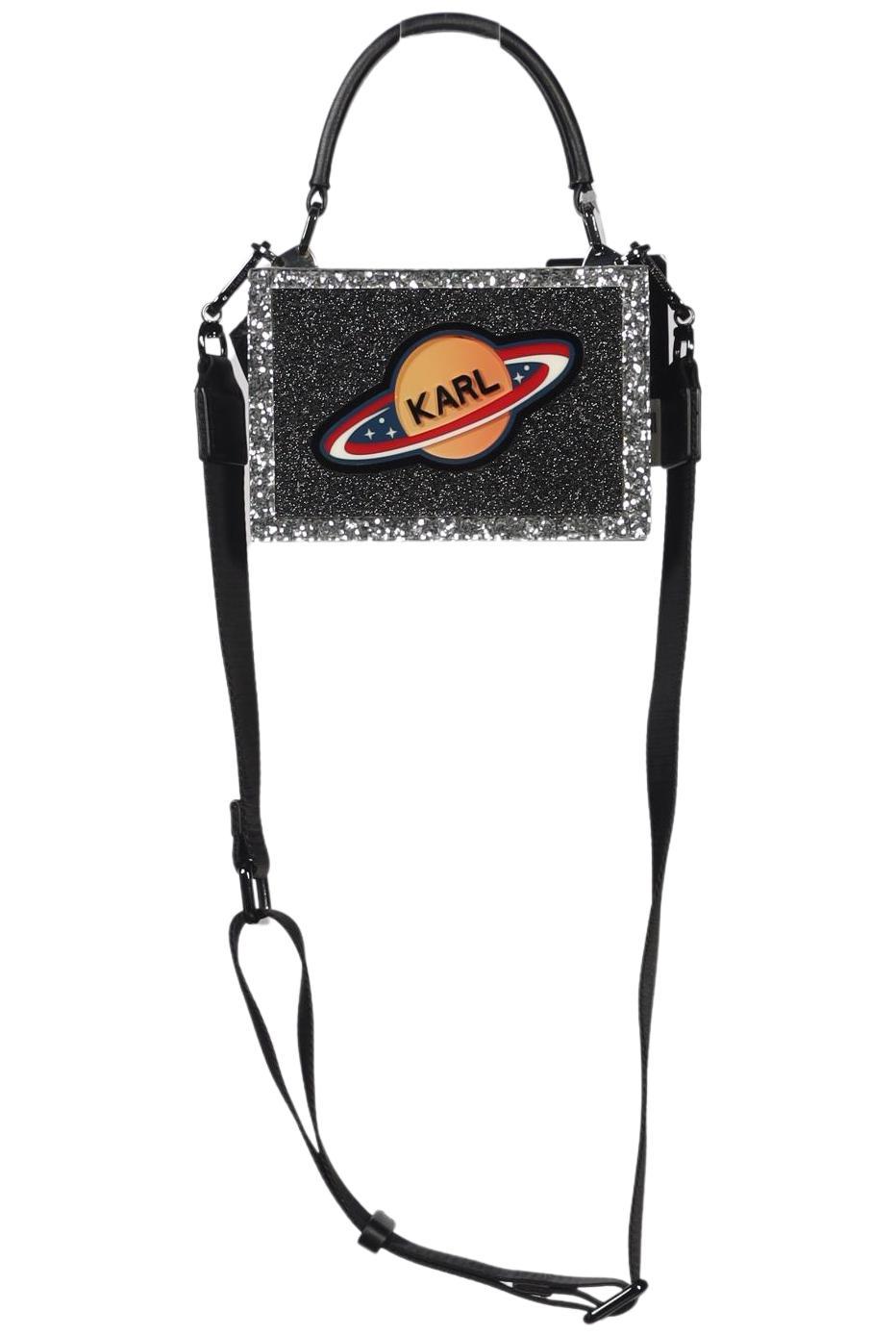

Karl by Karl Lagerfeld Damen Handtasche, schwarz, Gr.