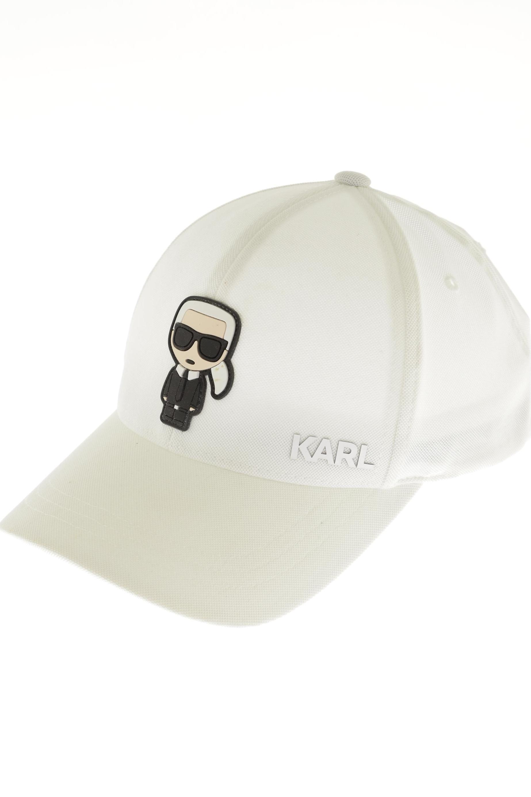 

Karl by Karl Lagerfeld Damen Hut/Mütze, weiß, Gr. uni