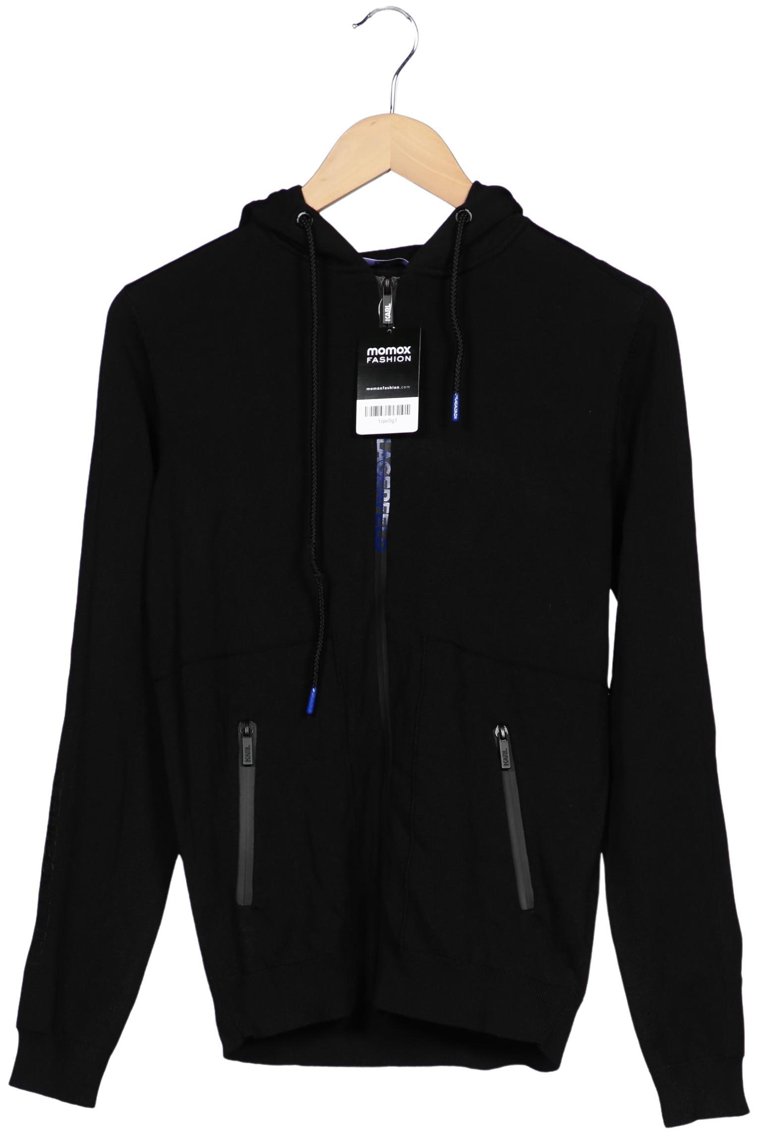 

Karl by Karl Lagerfeld Herren Strickjacke, schwarz, Gr. 46