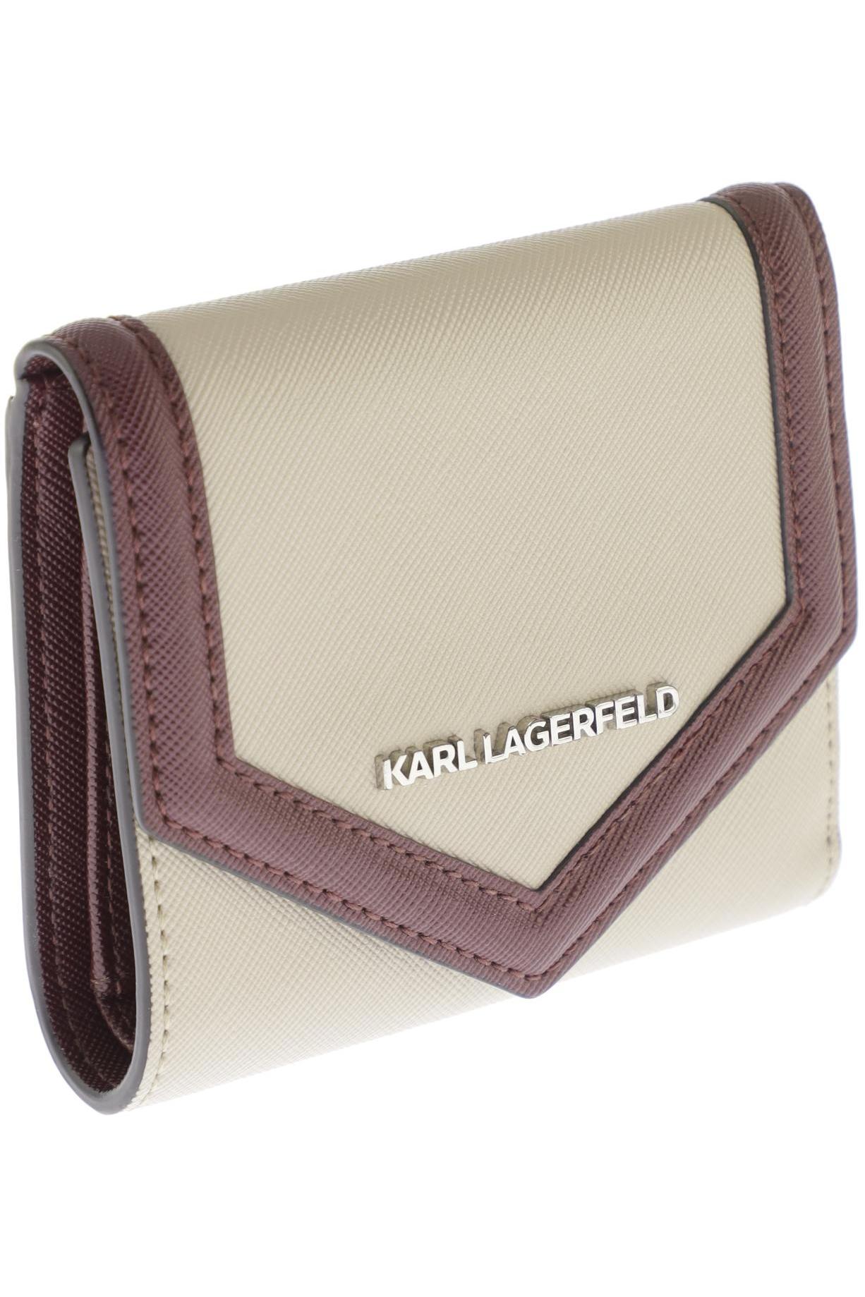 

Karl by Karl Lagerfeld Damen Portemonnaie, beige, Gr.