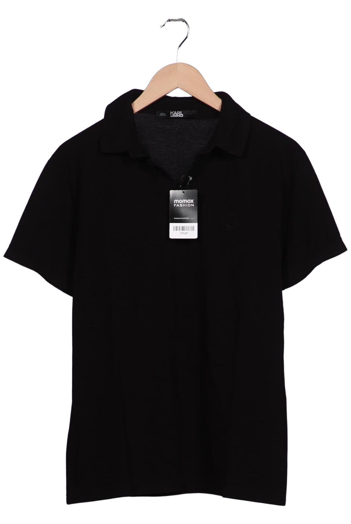 

Karl by Karl Lagerfeld Herren Poloshirt, schwarz, Gr. 46