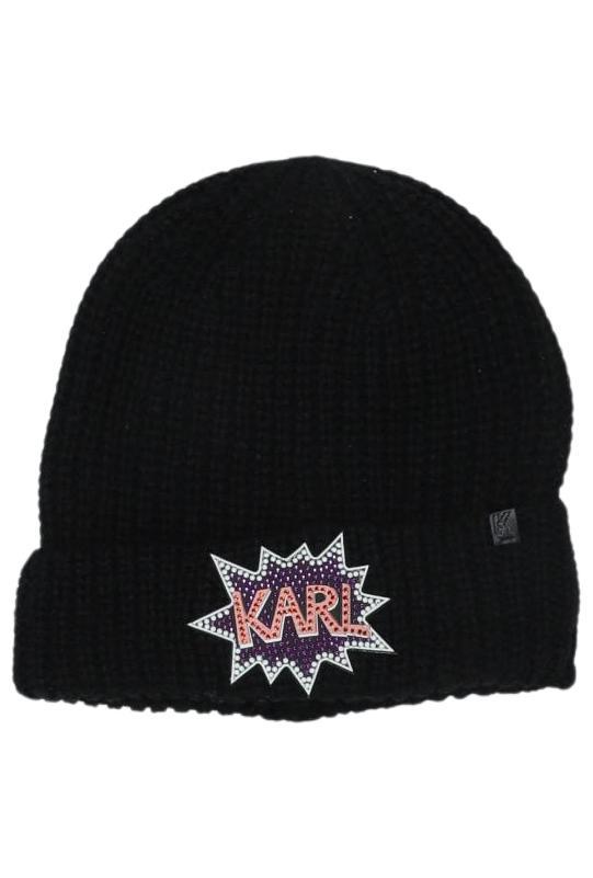 

Karl by Karl Lagerfeld Damen Hut/Mütze, schwarz, Gr. uni