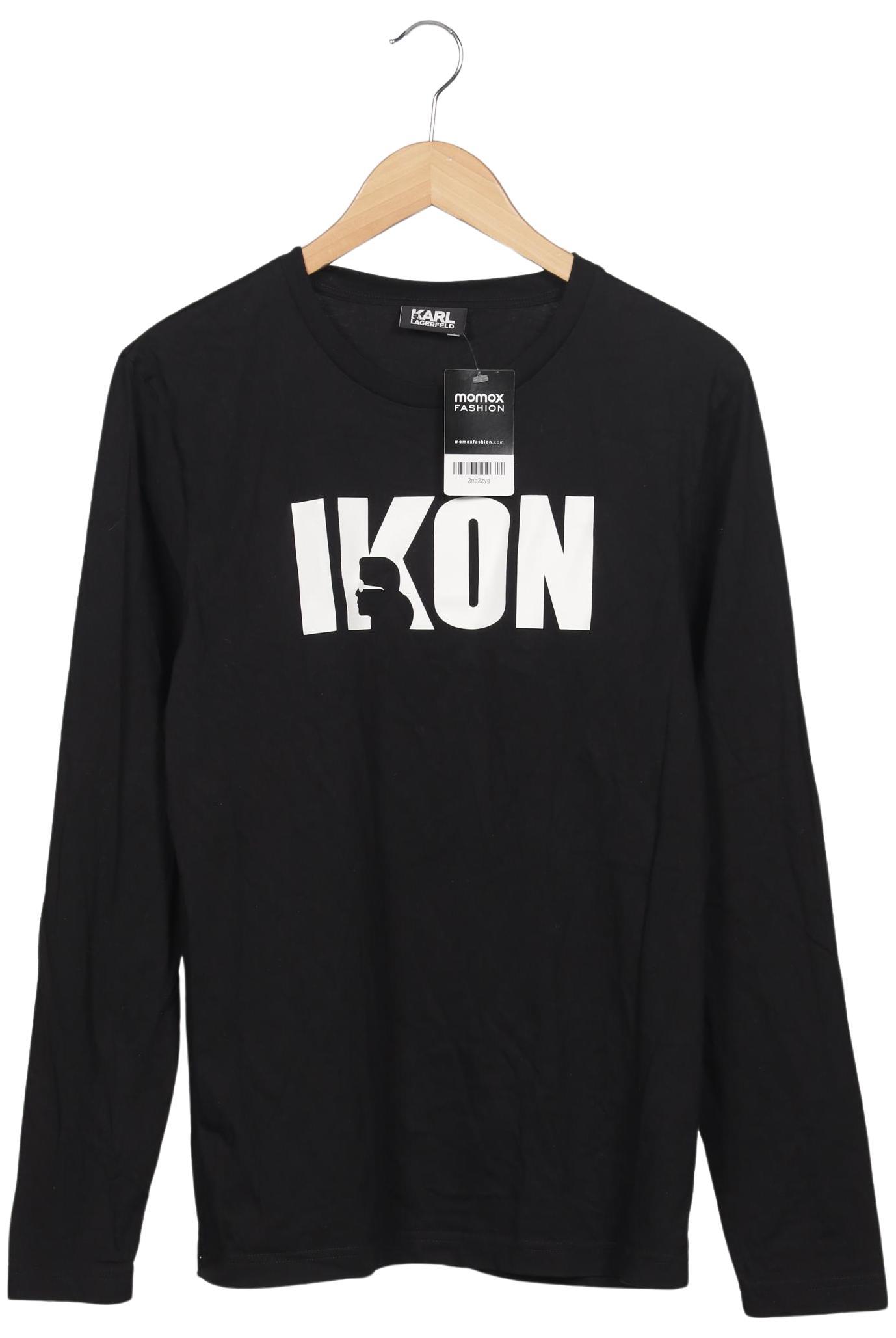 

Karl by Karl Lagerfeld Herren Langarmshirt, schwarz, Gr. 48