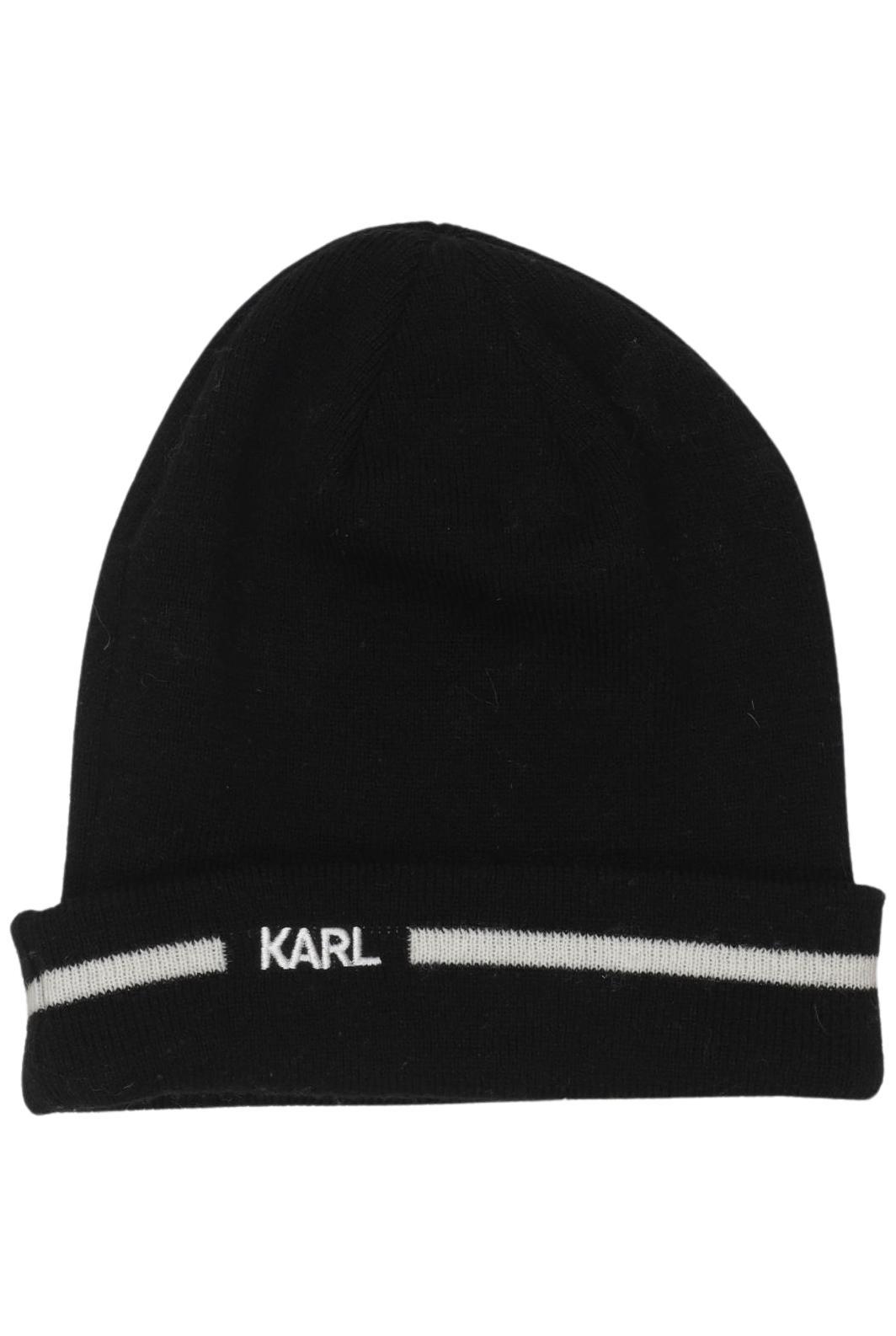 

Karl by Karl Lagerfeld Damen Hut/Mütze, schwarz, Gr. uni