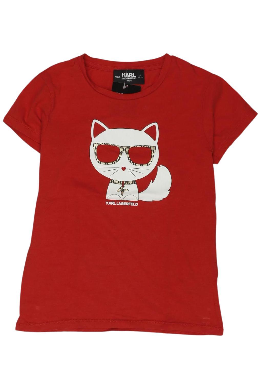 

Karl by Karl Lagerfeld Mädchen T-Shirt, rot, Gr. 134