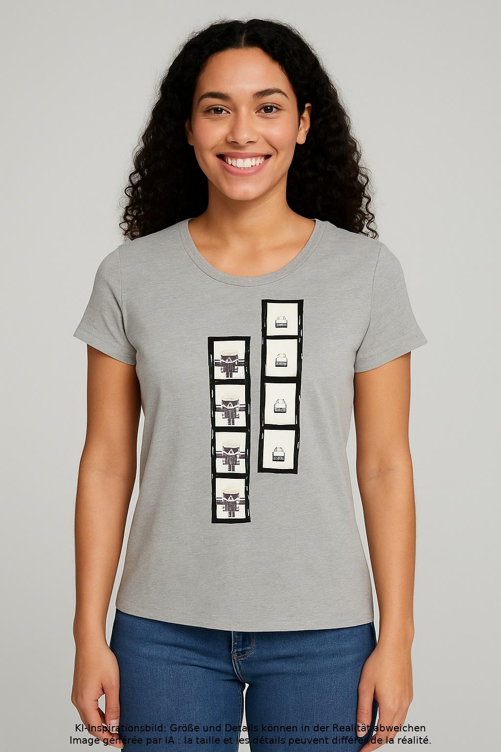 

Karl by Karl Lagerfeld Damen T-Shirt, grau, Gr. 38