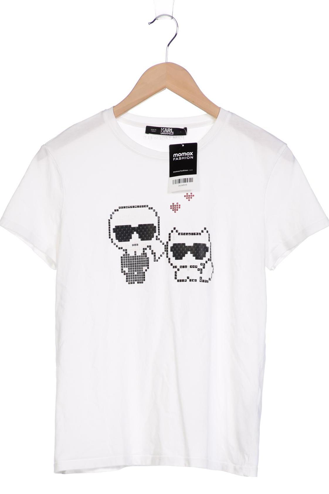 

Karl by Karl Lagerfeld Damen T-Shirt, weiß