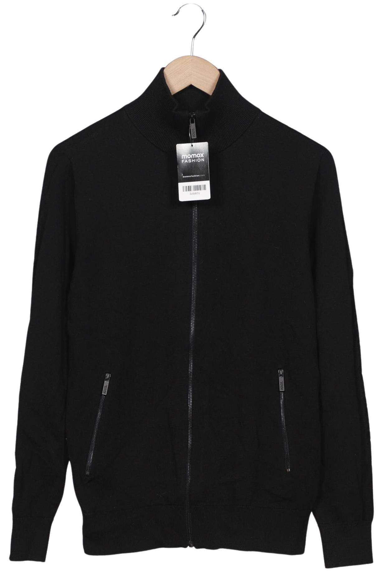 

Karl by Karl Lagerfeld Herren Strickjacke, schwarz, Gr. 46