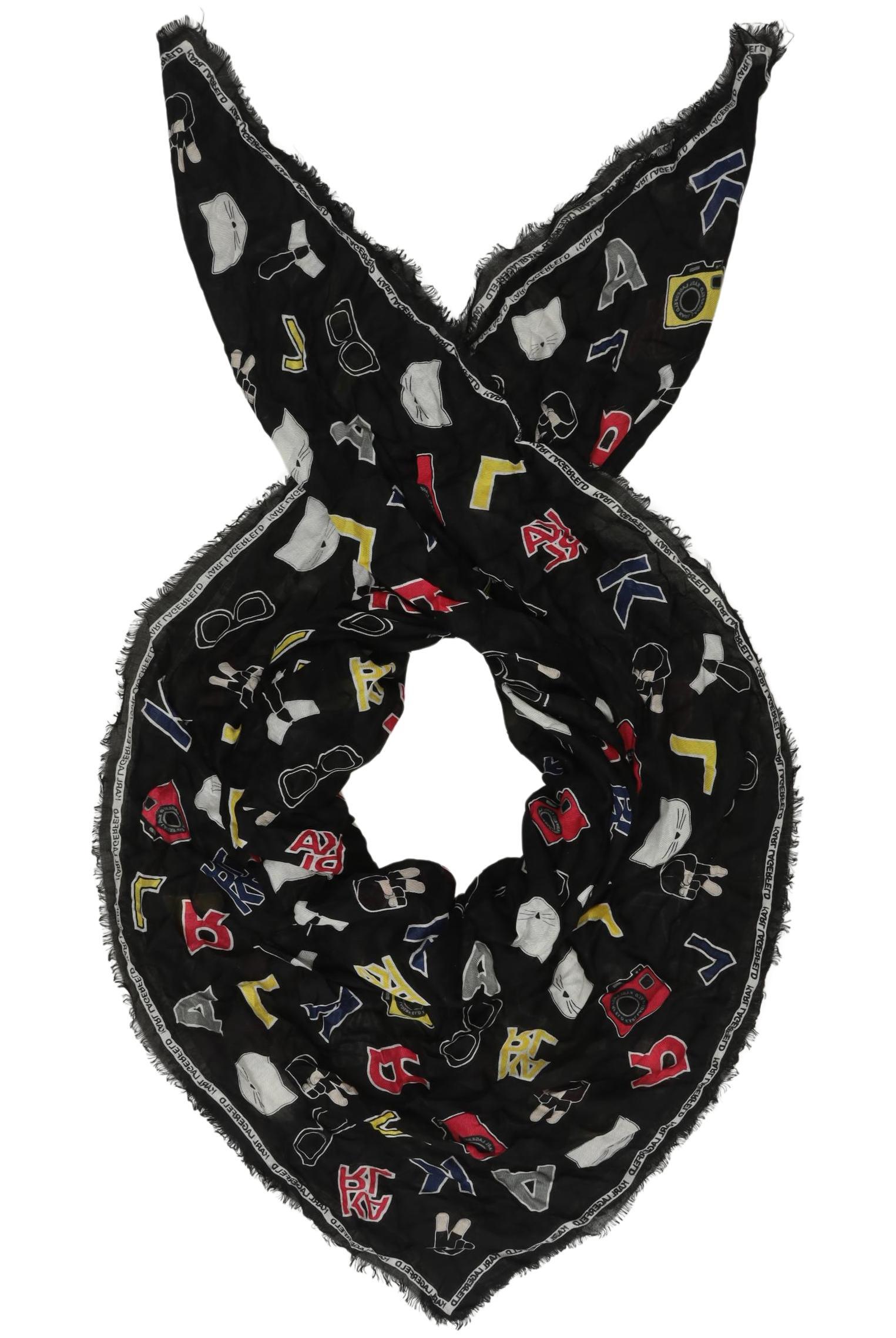 

Karl by Karl Lagerfeld Damen Schal, schwarz, Gr.