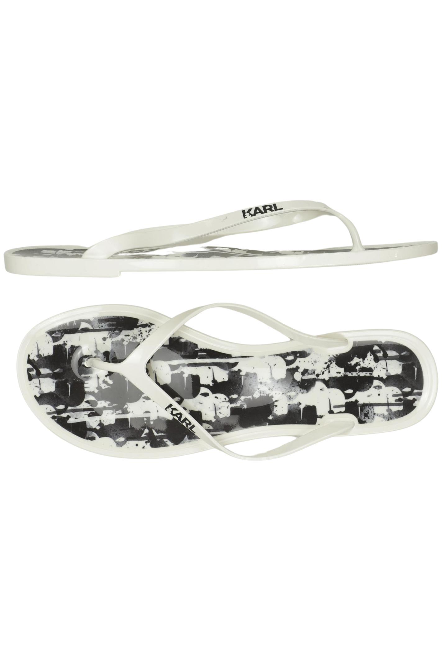 

Karl by Karl Lagerfeld Damen Sandale, weiß, Gr. 39