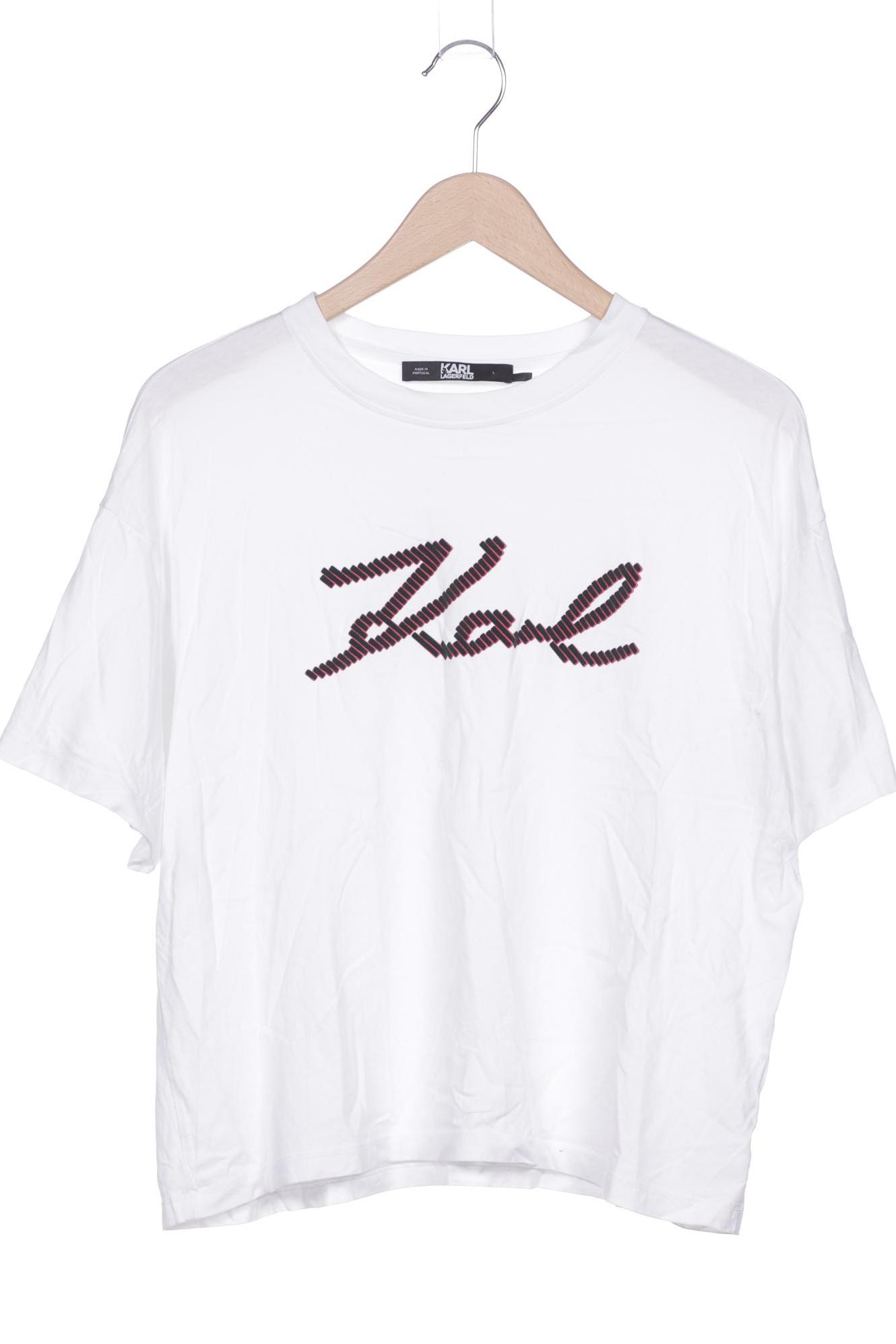 

Karl by Karl Lagerfeld Damen T-Shirt, weiß