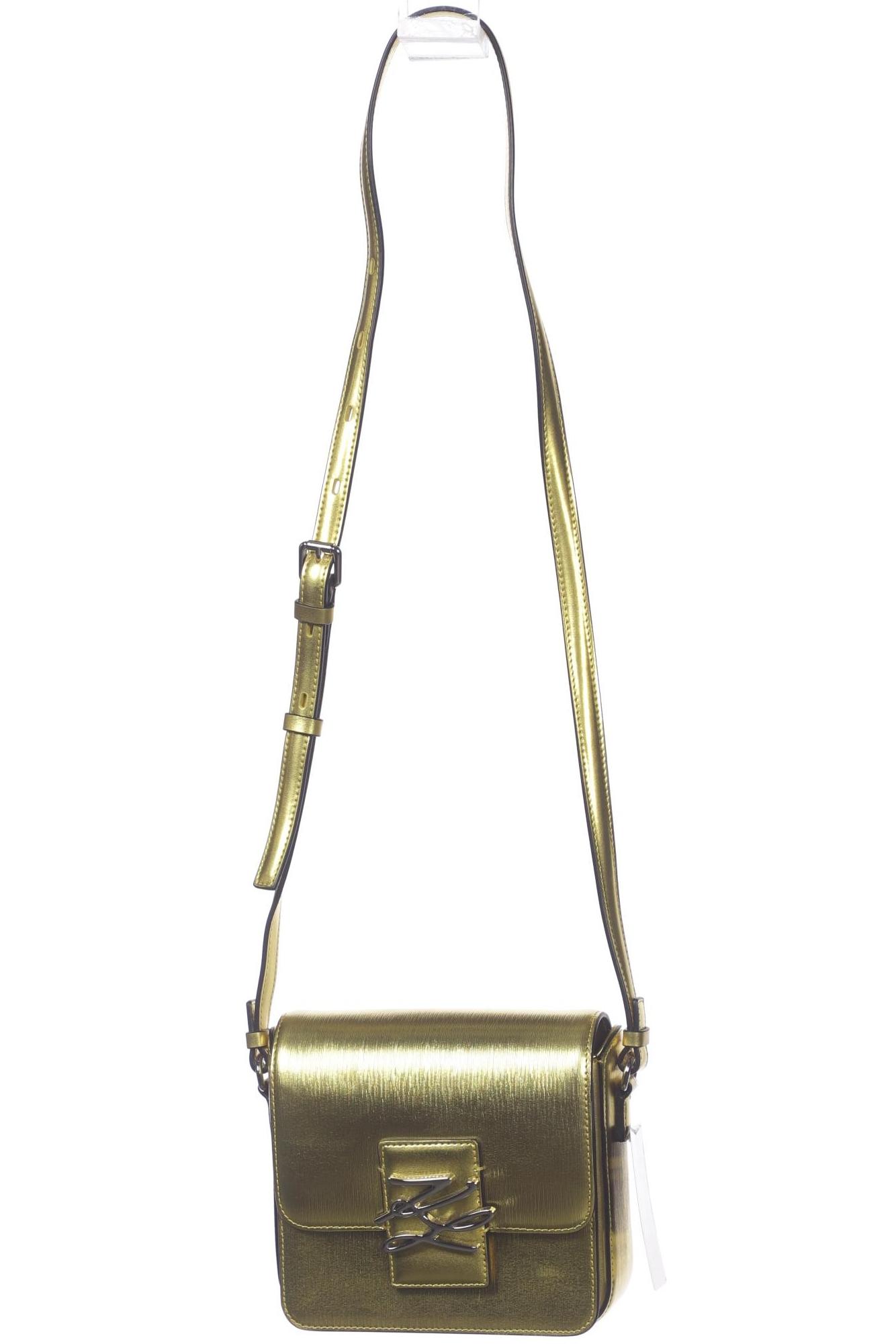 

Karl by Karl Lagerfeld Damen Handtasche, gold, Gr.