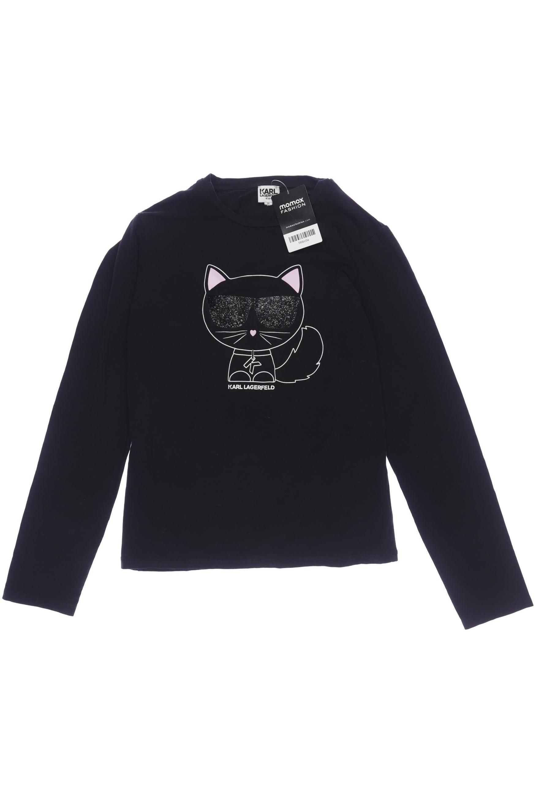 

Karl by Karl Lagerfeld Mädchen Langarmshirt, schwarz