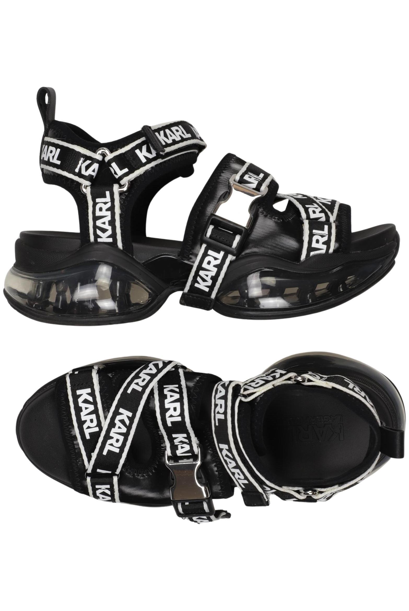 

Karl by Karl Lagerfeld Damen Sandale, schwarz, Gr. 37