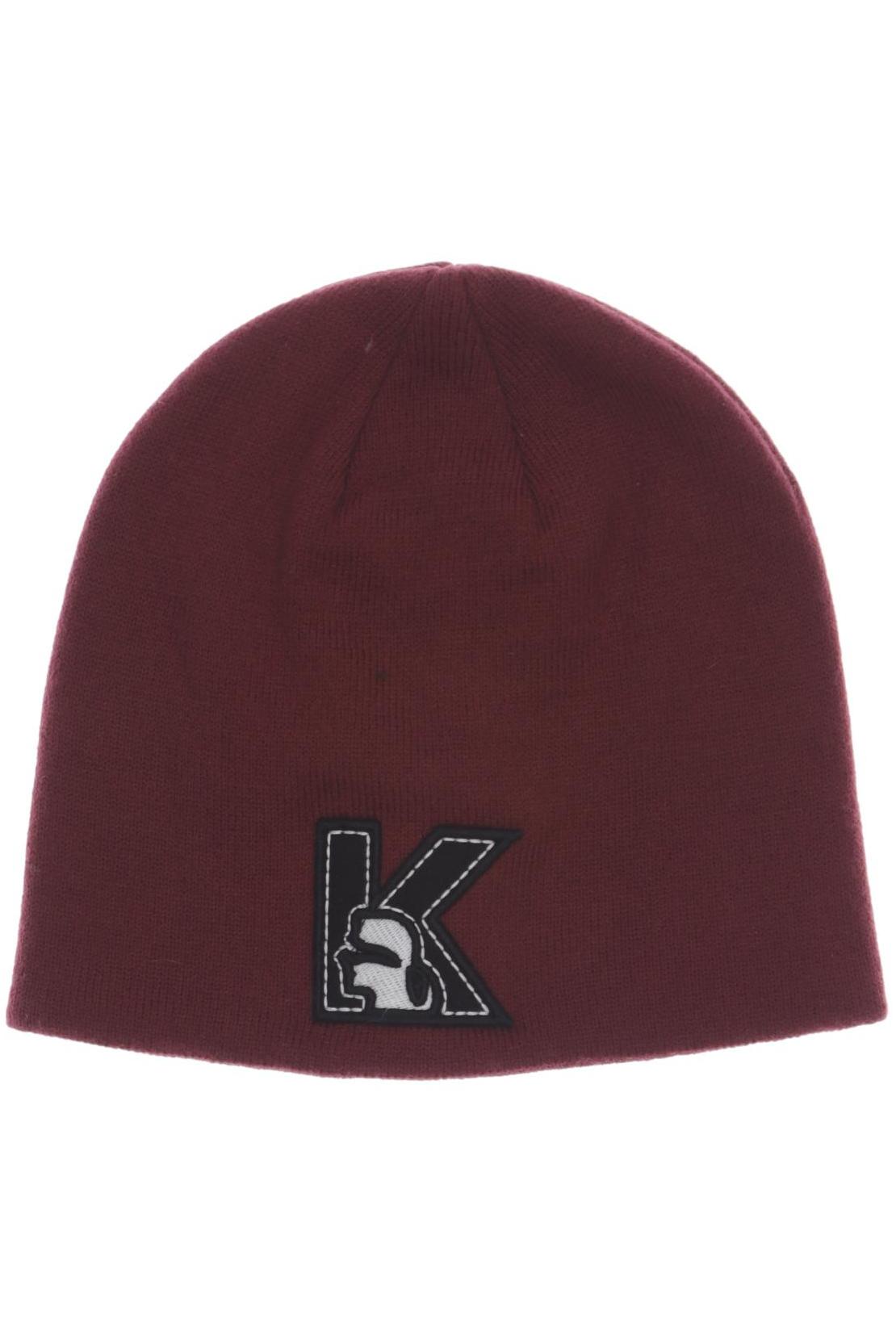 

Karl by Karl Lagerfeld Damen Hut/Mütze, bordeaux, Gr. uni