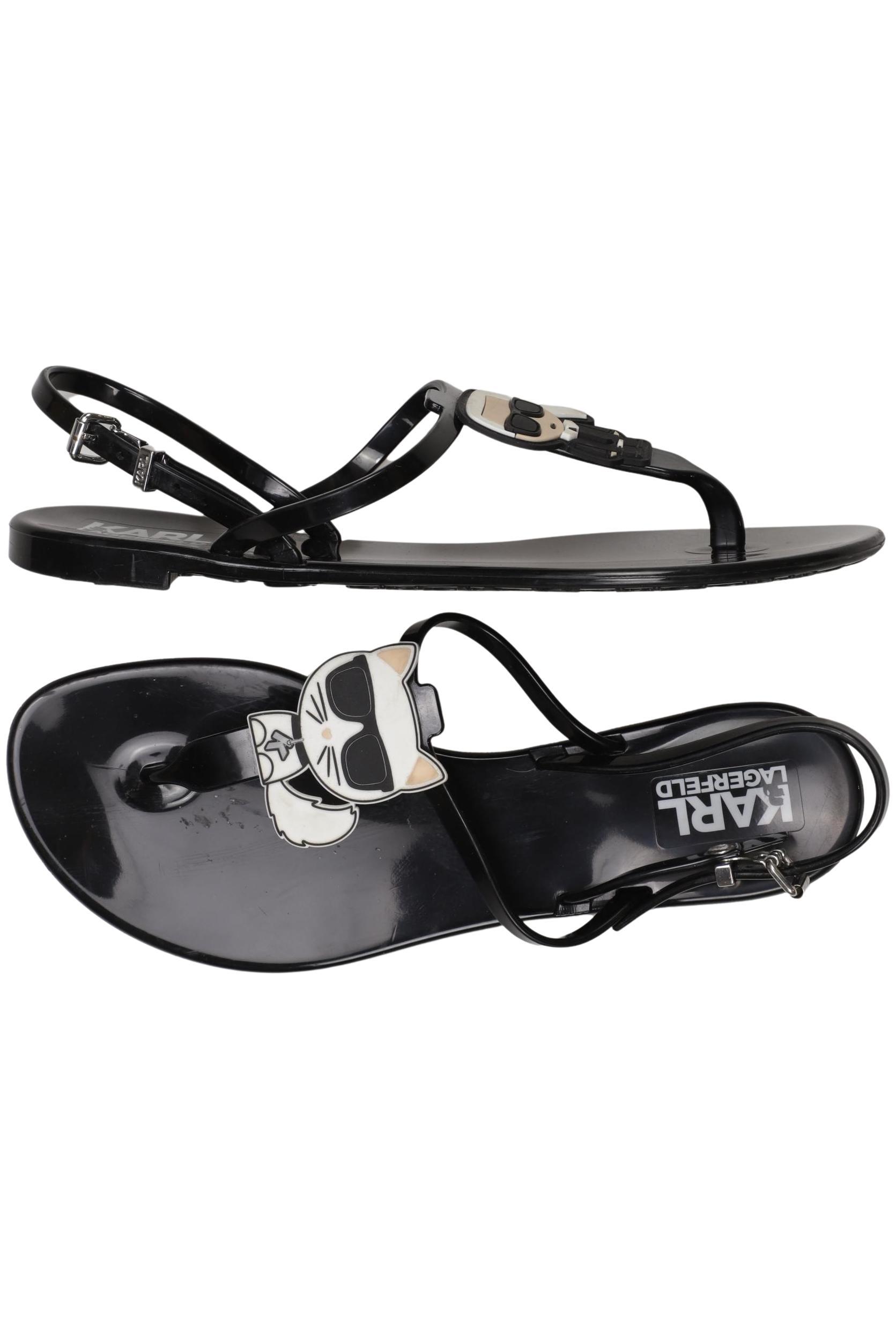 

Karl by Karl Lagerfeld Damen Sandale, schwarz, Gr. 39