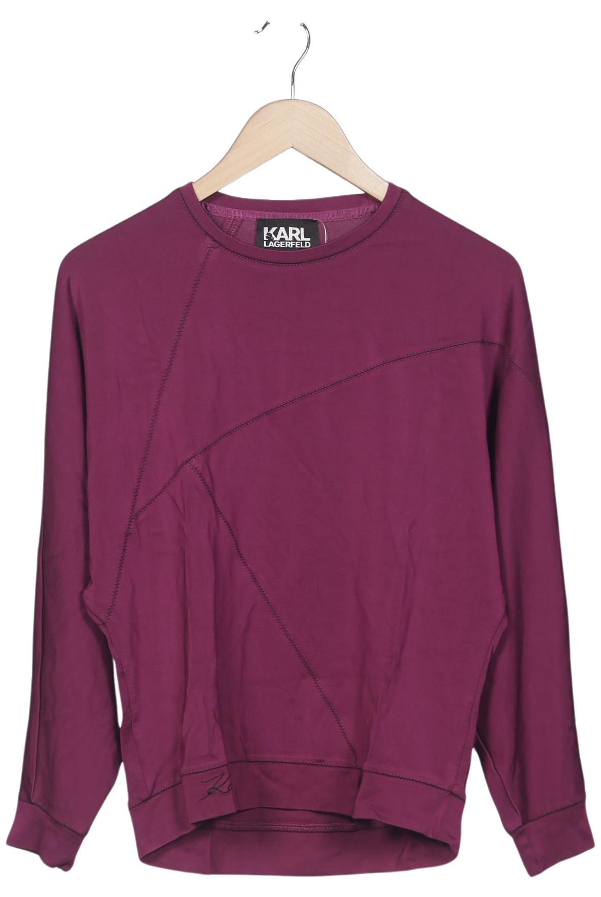 

Karl by Karl Lagerfeld Damen Langarmshirt, flieder, Gr. 38