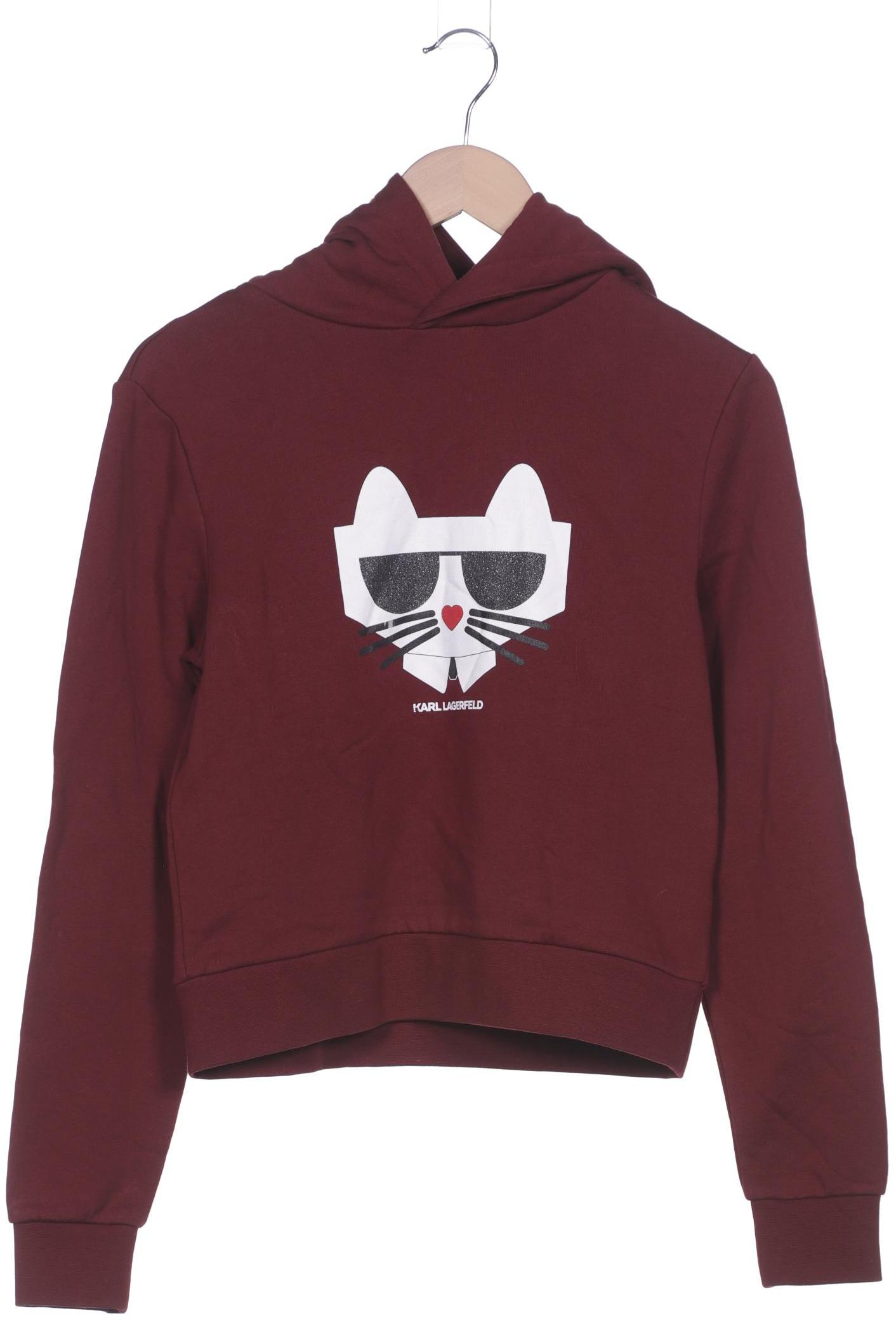 

Karl by Karl Lagerfeld Damen Kapuzenpullover, bordeaux