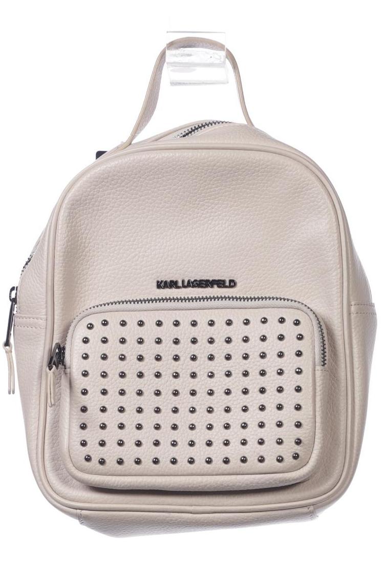 

Karl by Karl Lagerfeld Damen Rucksack, beige, Gr.