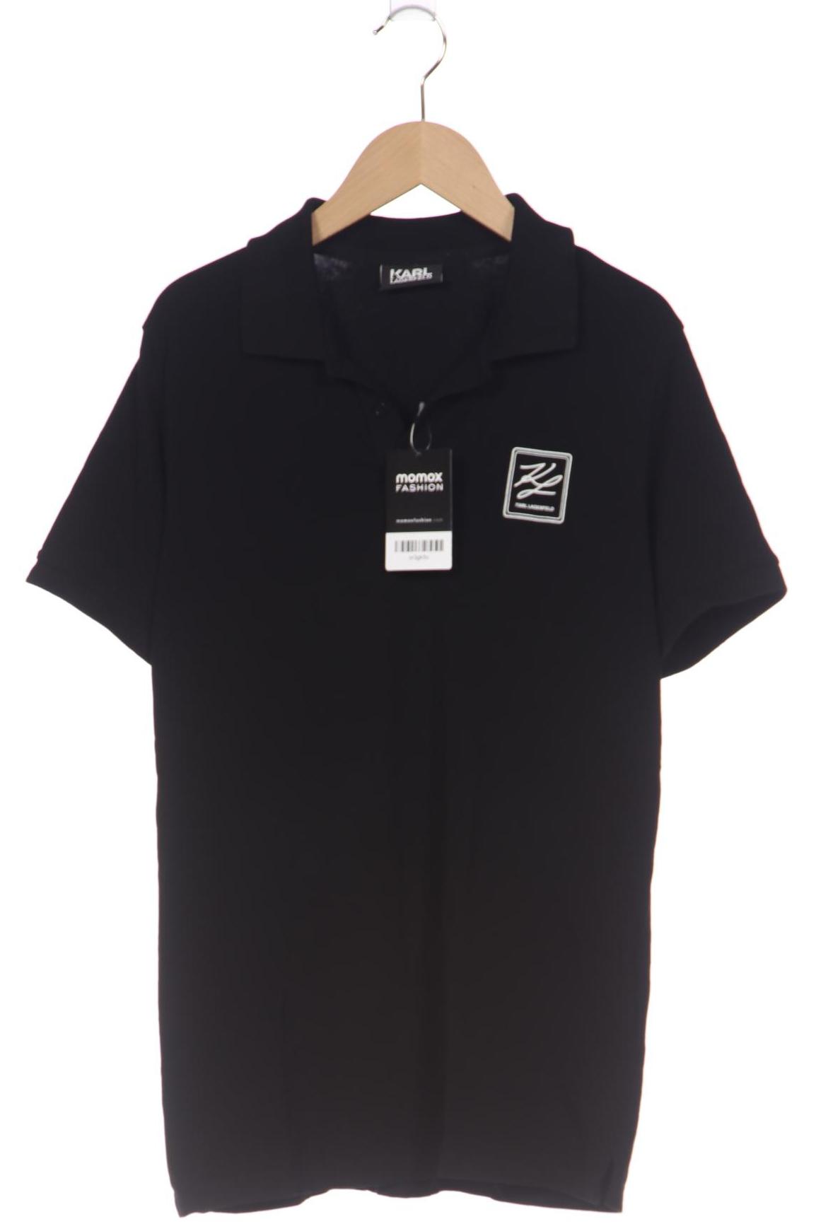 

Karl by Karl Lagerfeld Herren Poloshirt, schwarz, Gr. 48