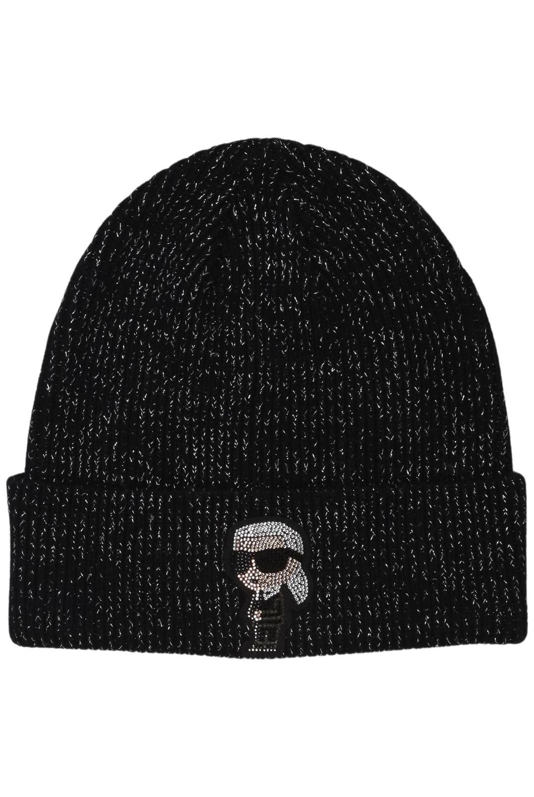 

Karl by Karl Lagerfeld Damen Hut/Mütze, schwarz, Gr. uni