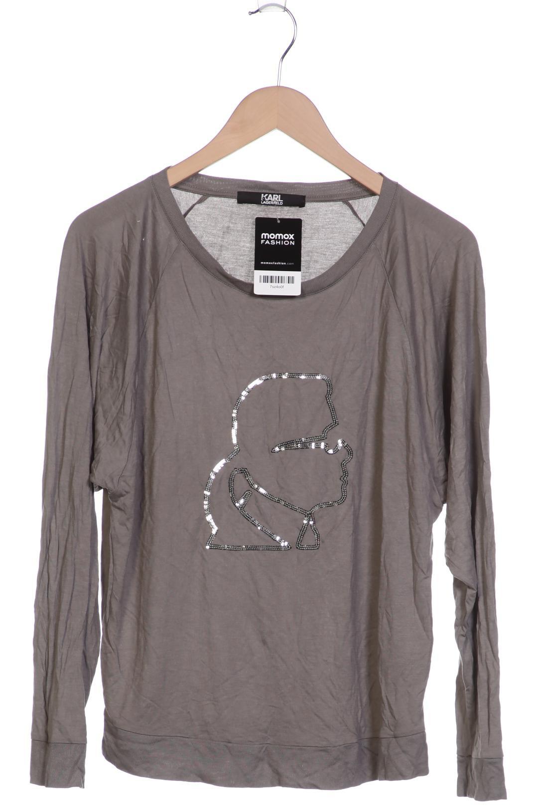 

Karl by Karl Lagerfeld Damen Langarmshirt, grau, Gr. 42
