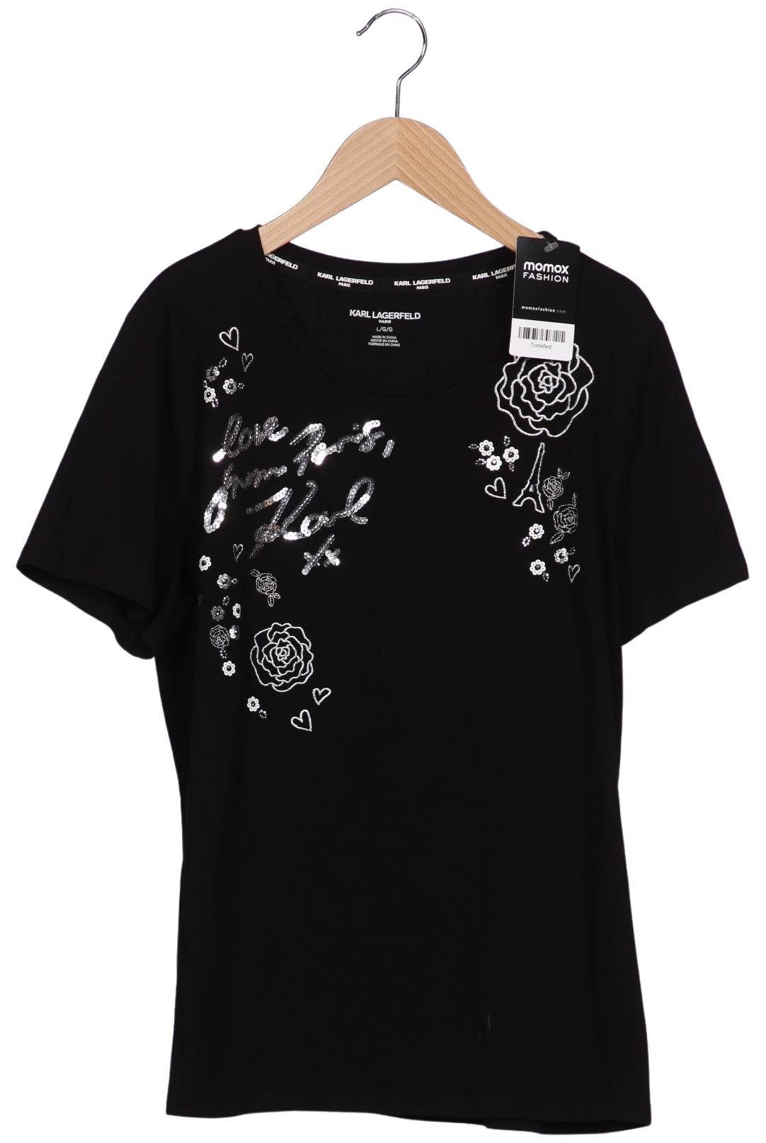 

Karl by Karl Lagerfeld Damen T-Shirt, schwarz, Gr. 42